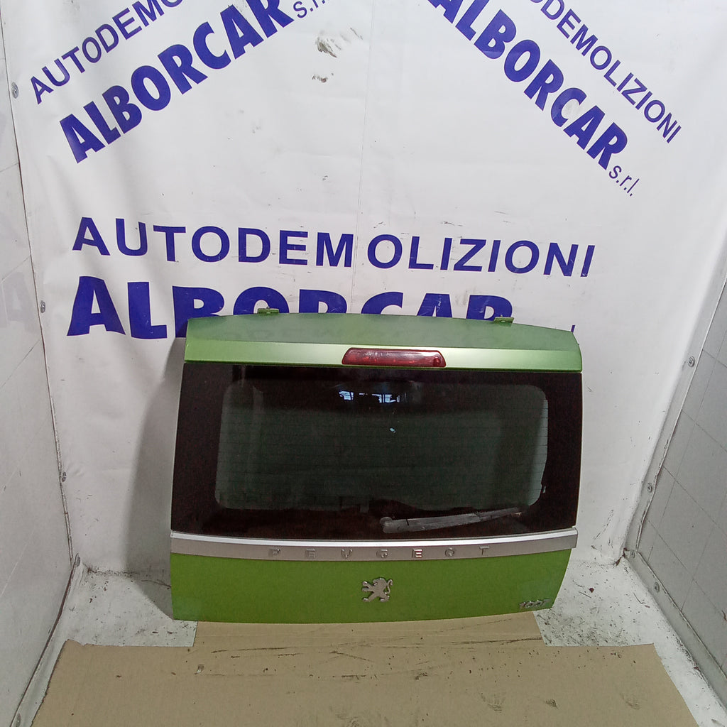 cofano baule posteriore peugeot 1007 anno 2005