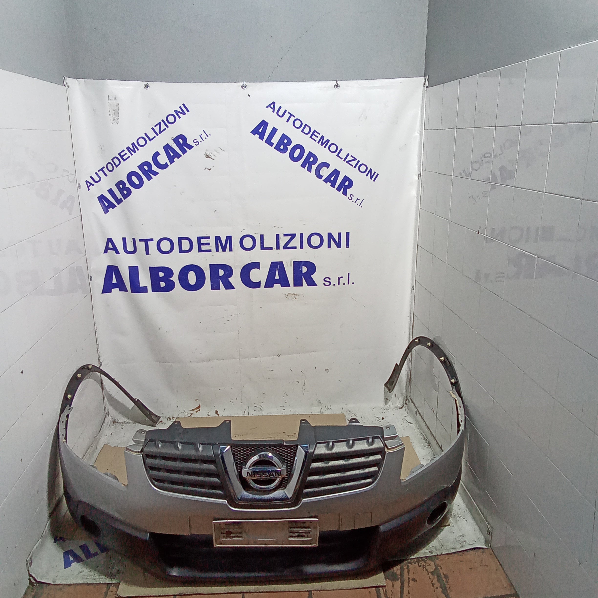 paraurti anteriore completo nissan quashqai anno 2008