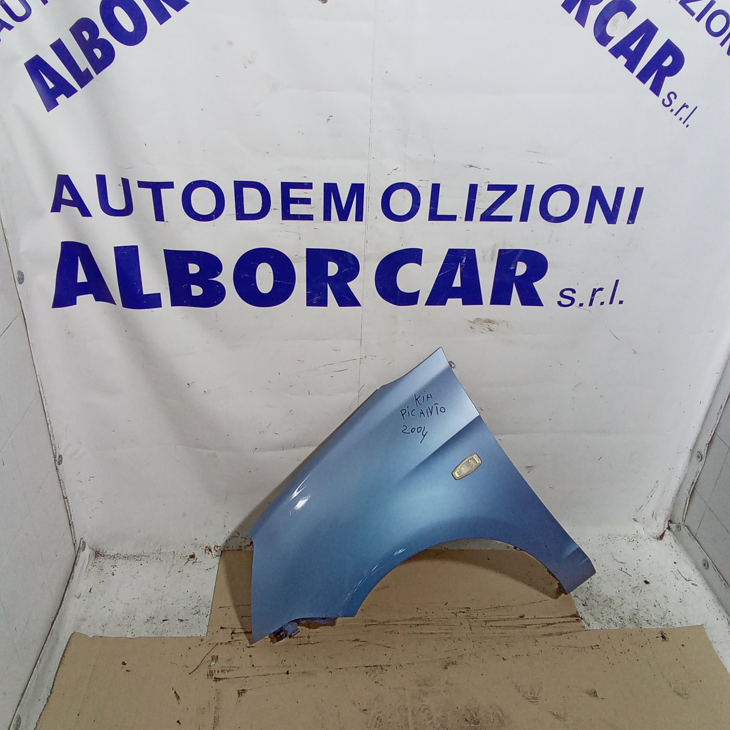 parafango fianchetto anteriore sinistro kia picanto anno 2004