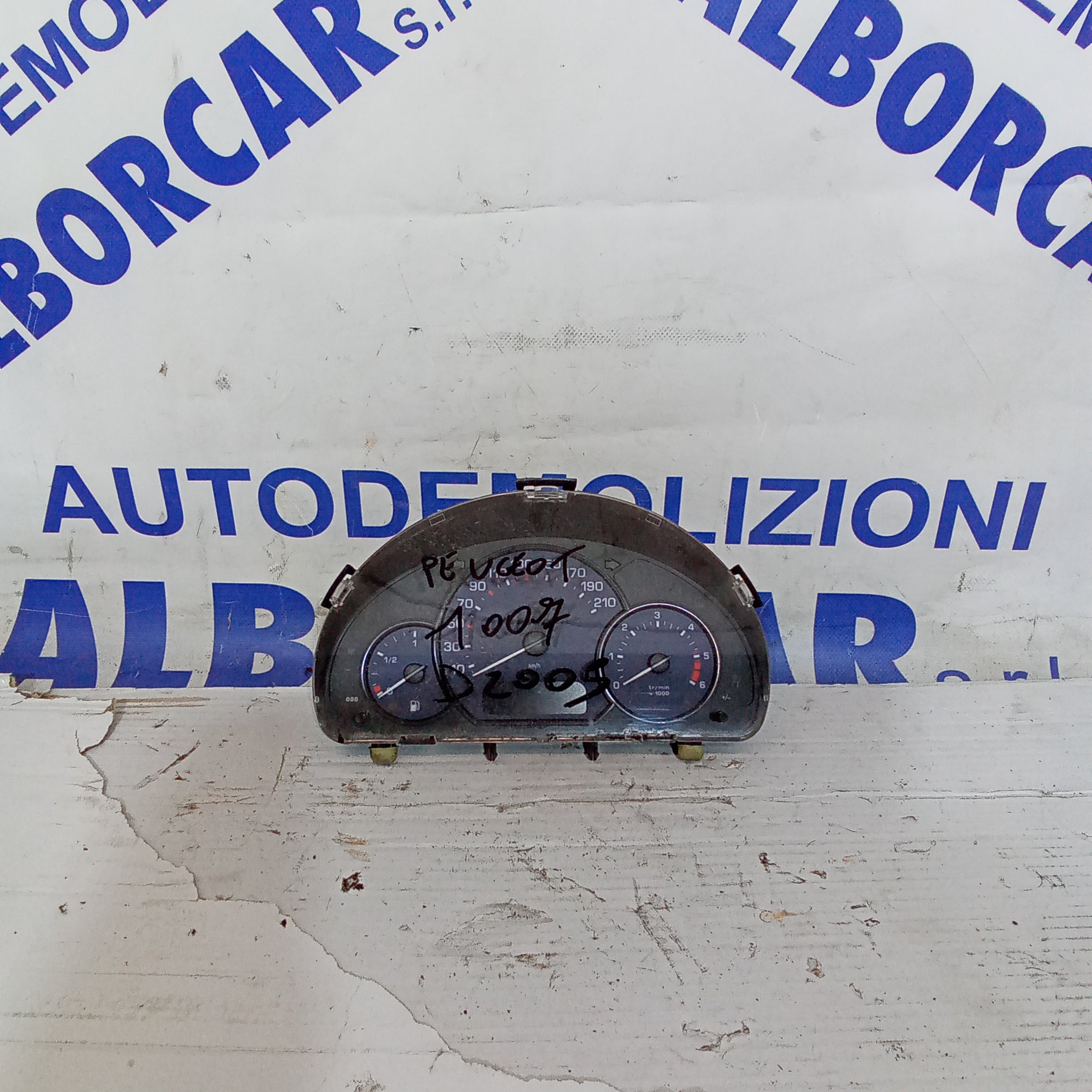 quadro strumenti contachilometri peugeot 1007 diesel anno 2005 codice A2C53045317