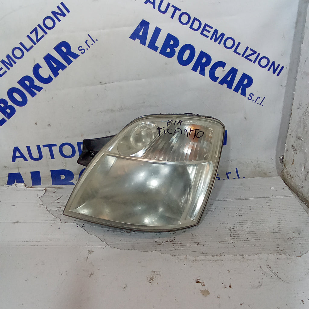 fanale faro anteriore sinistro kia picanto anno 2004 (da lucidare)