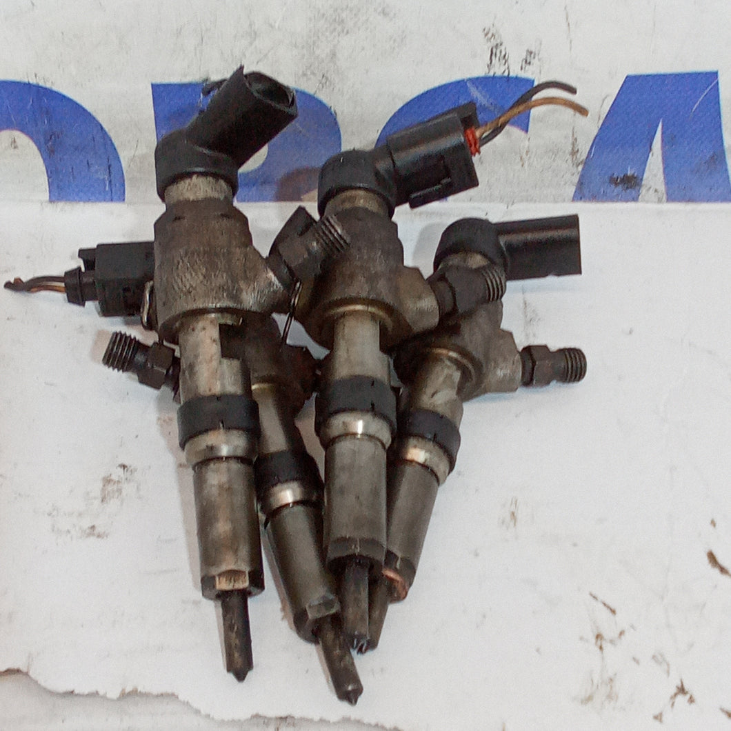 4 iniettori peugeot 1007 1.4hdi anno 2005 codice 61097003A