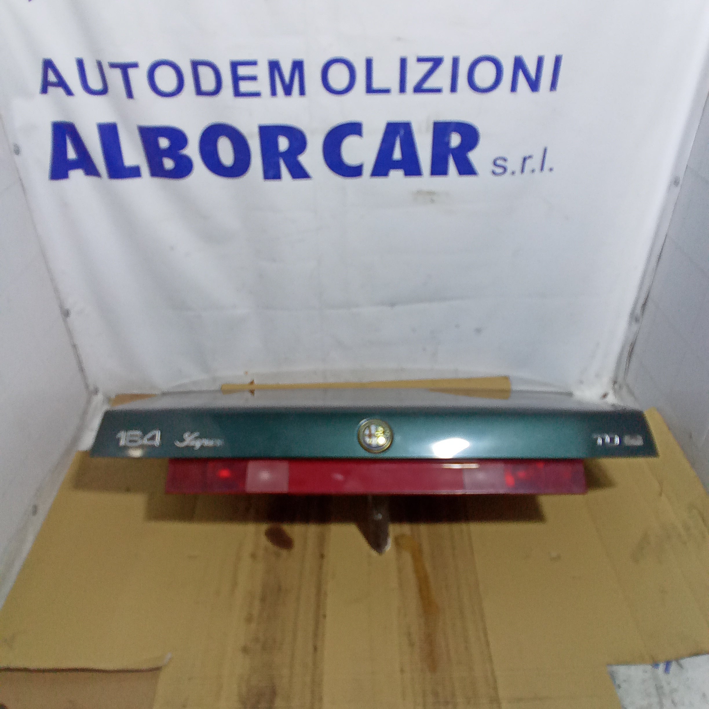 cofano baule posteriore alfa 164 TD anno 1994