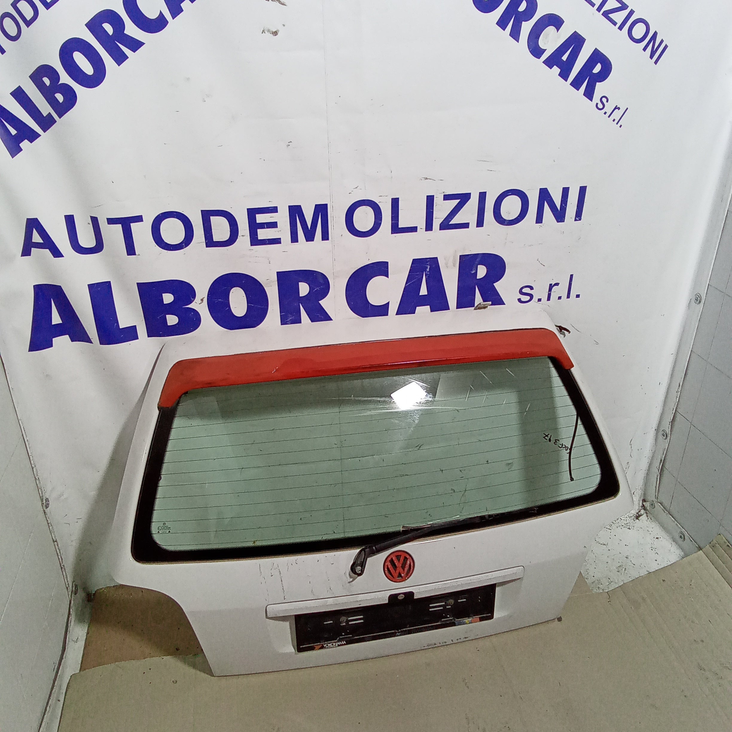 cofano baule posteriore volkswagen golf 3 anno 1997