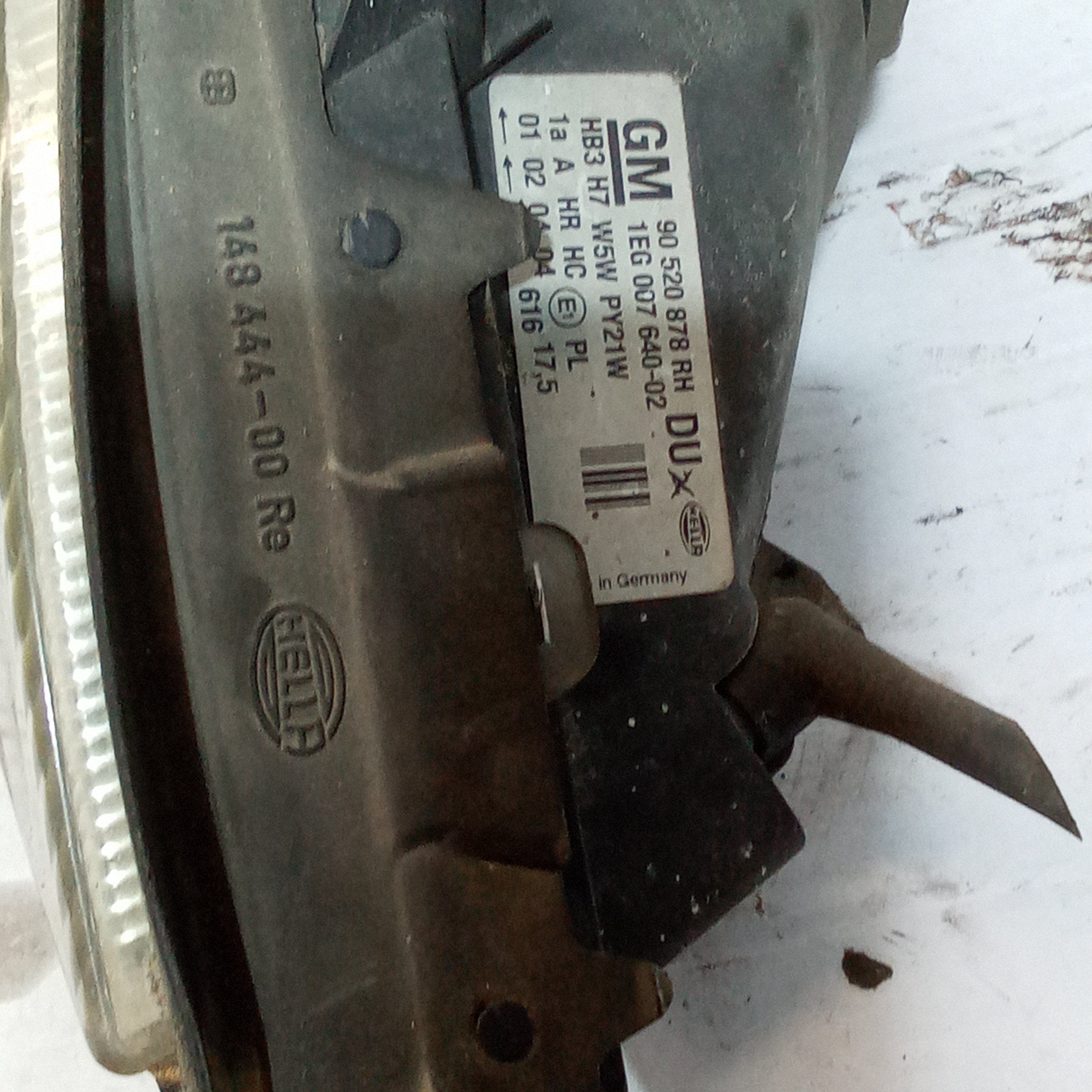 fanale faro anteriore destro opel astra anno 1999