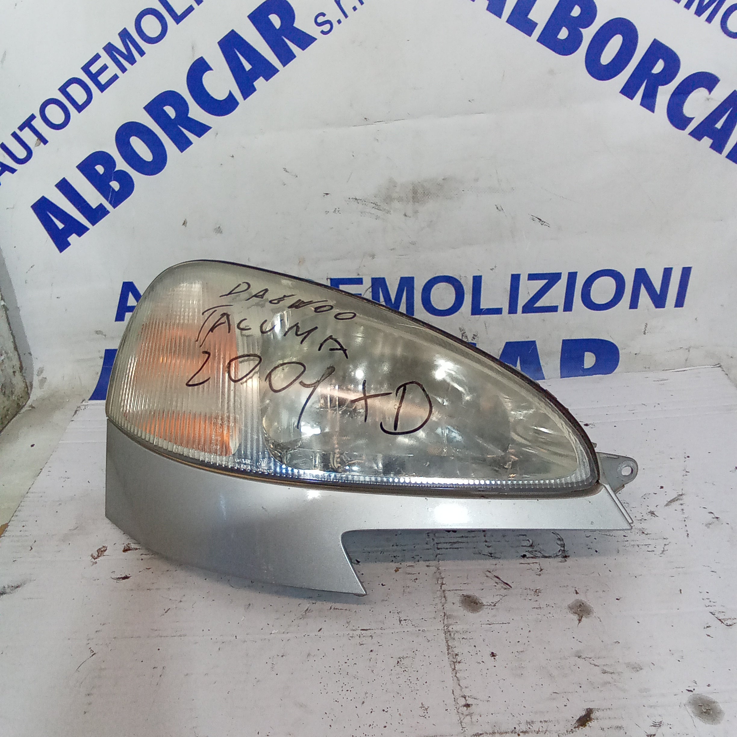 fanale faro anteriore destro daewoo tacuma anno 2001