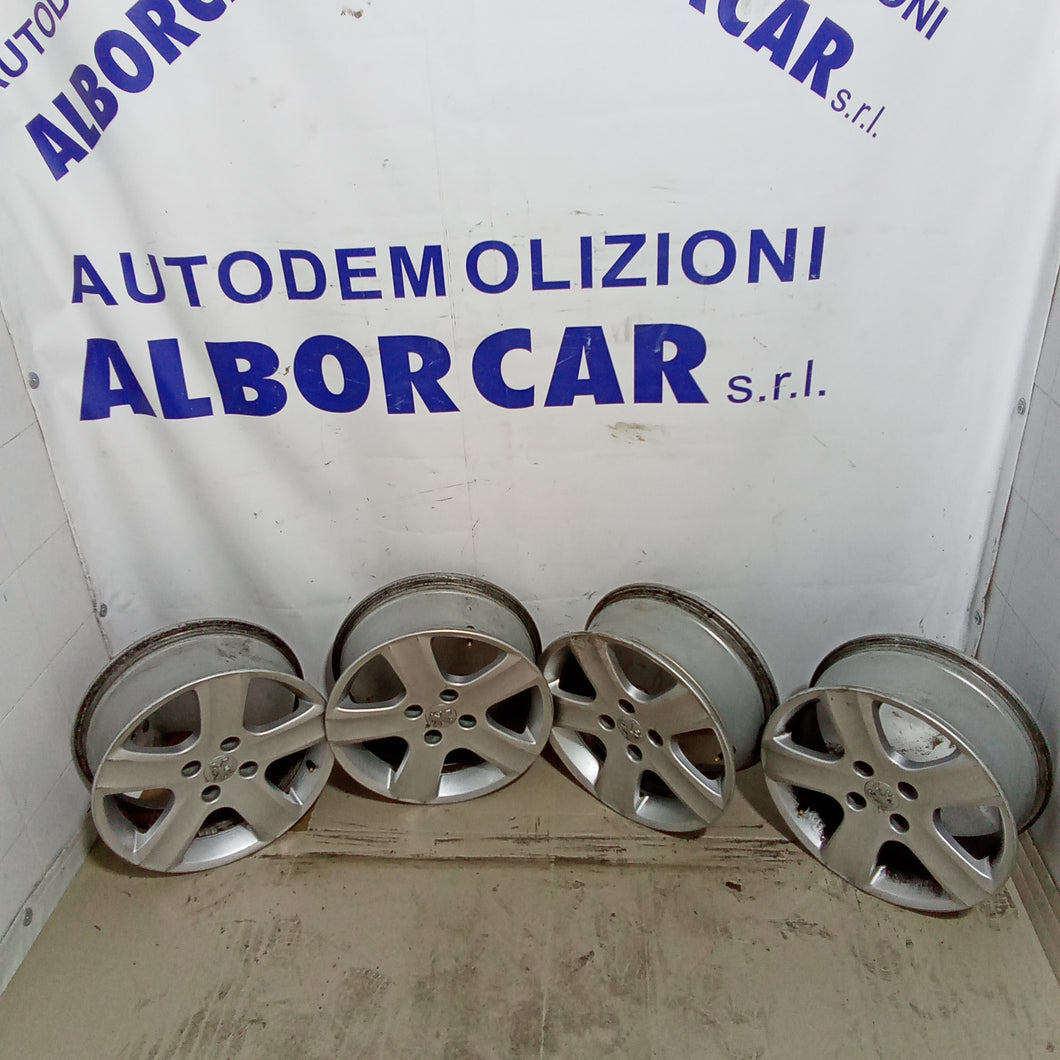 4 cerchi in lega 4 fori peugeot 307 16 pollici