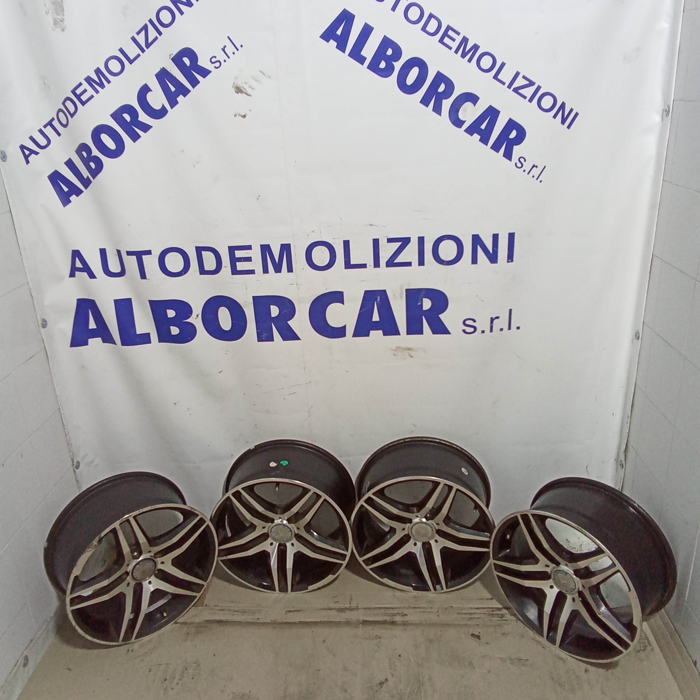 4 cerchi in lega 5 fori mercedes classe B 16 pollici