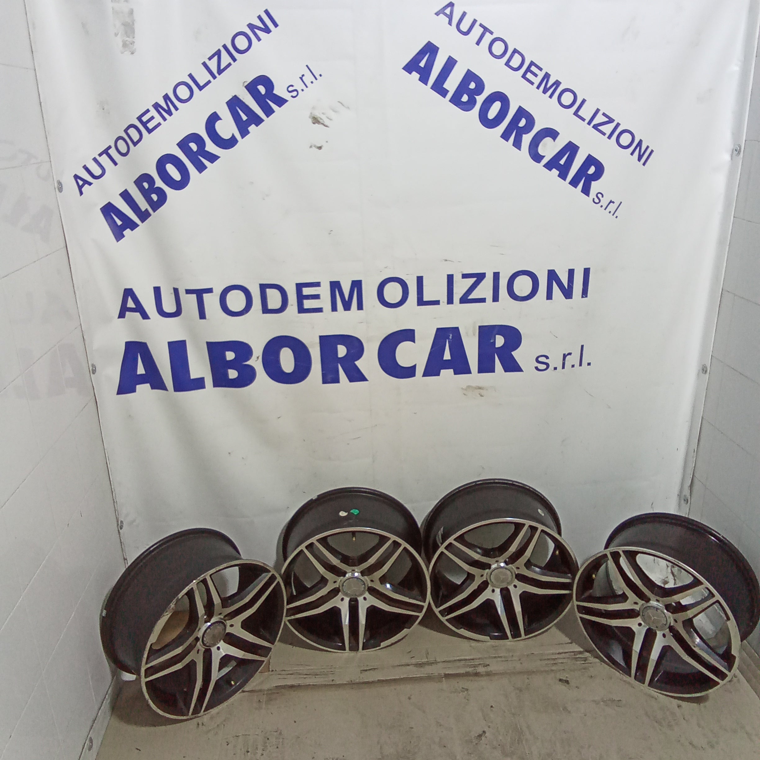 4 cerchi in lega 5 fori mercedes classe B 16 pollici