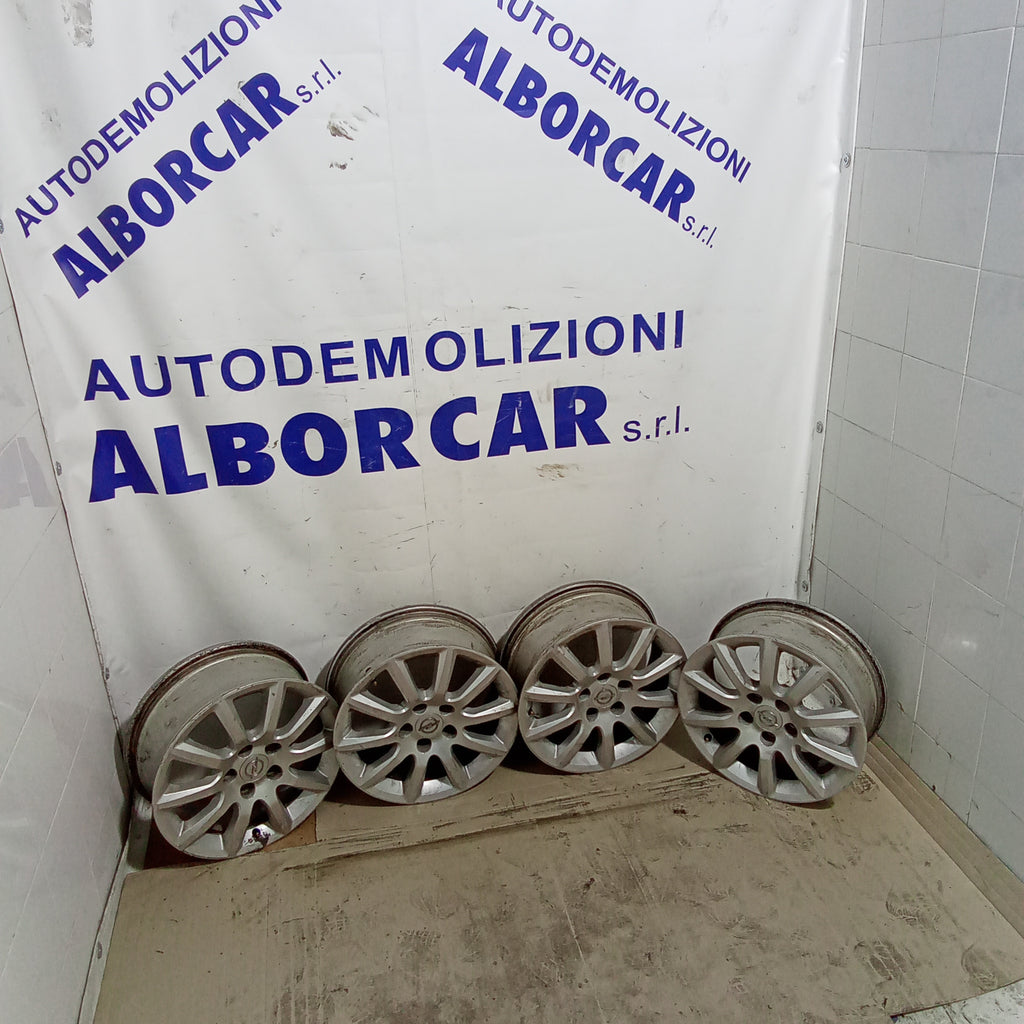 4 cerchi in lega 5 fori, opel zafira 16 pollici