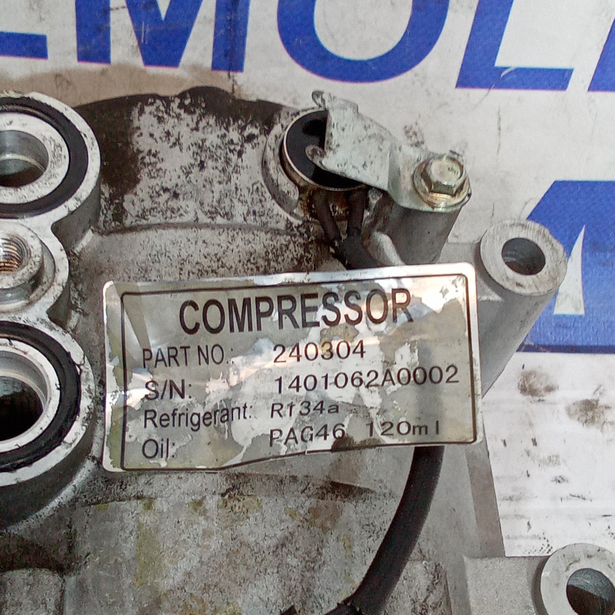 compressore aria condizionata jaguar 2.5 V6 anno 2003