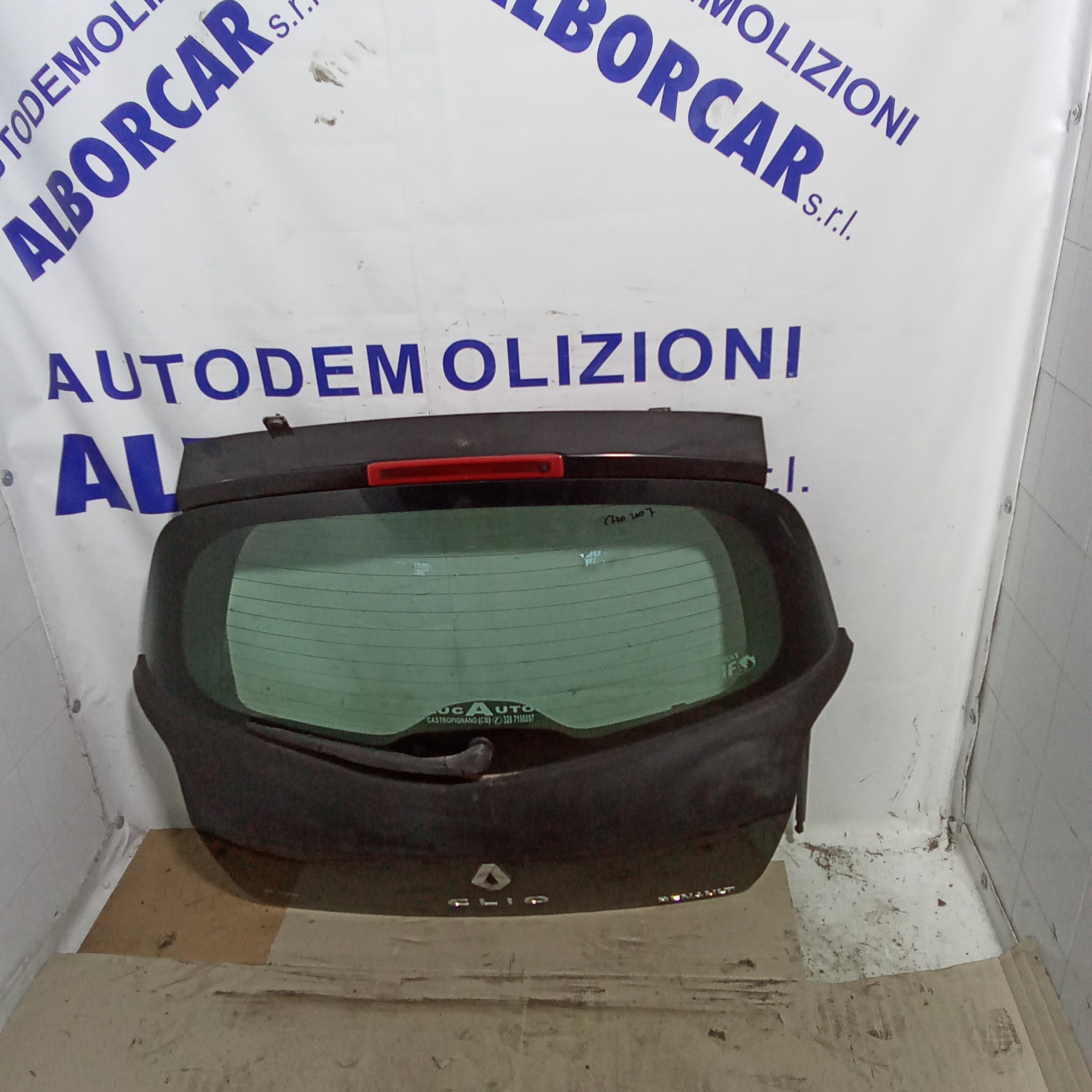 cofano baule posteriore renault clio anno 2007