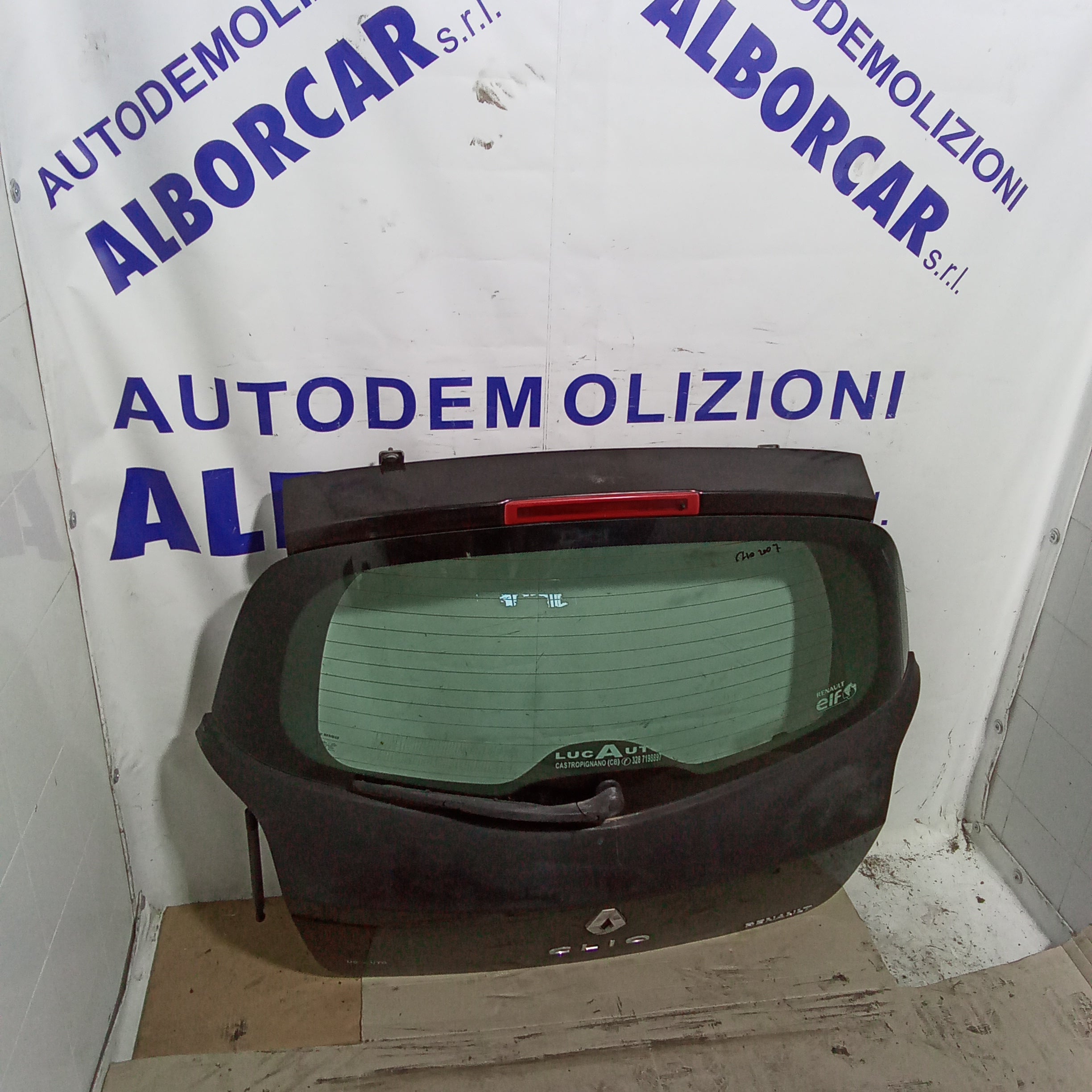 cofano baule posteriore renault clio anno 2007