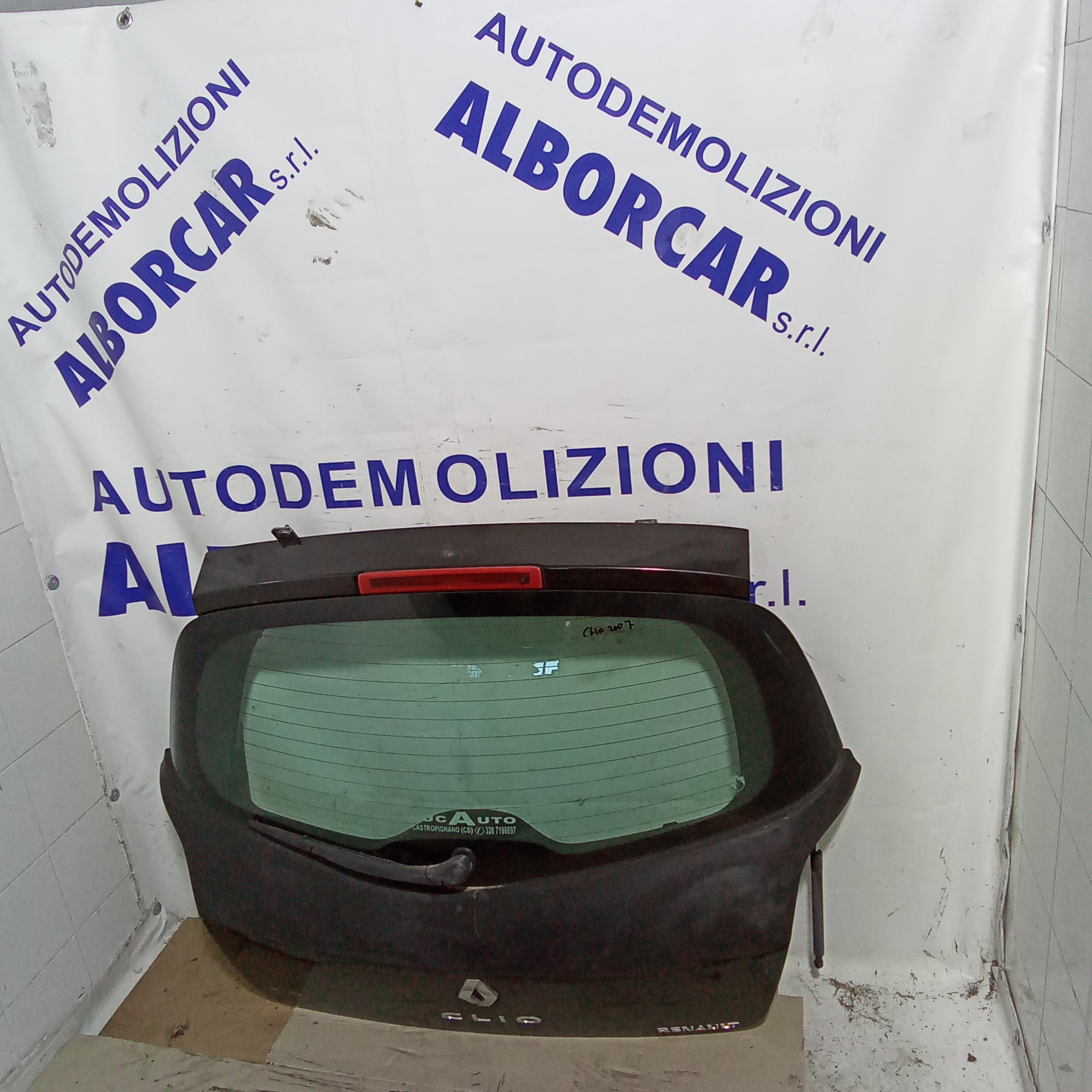 cofano baule posteriore renault clio anno 2007