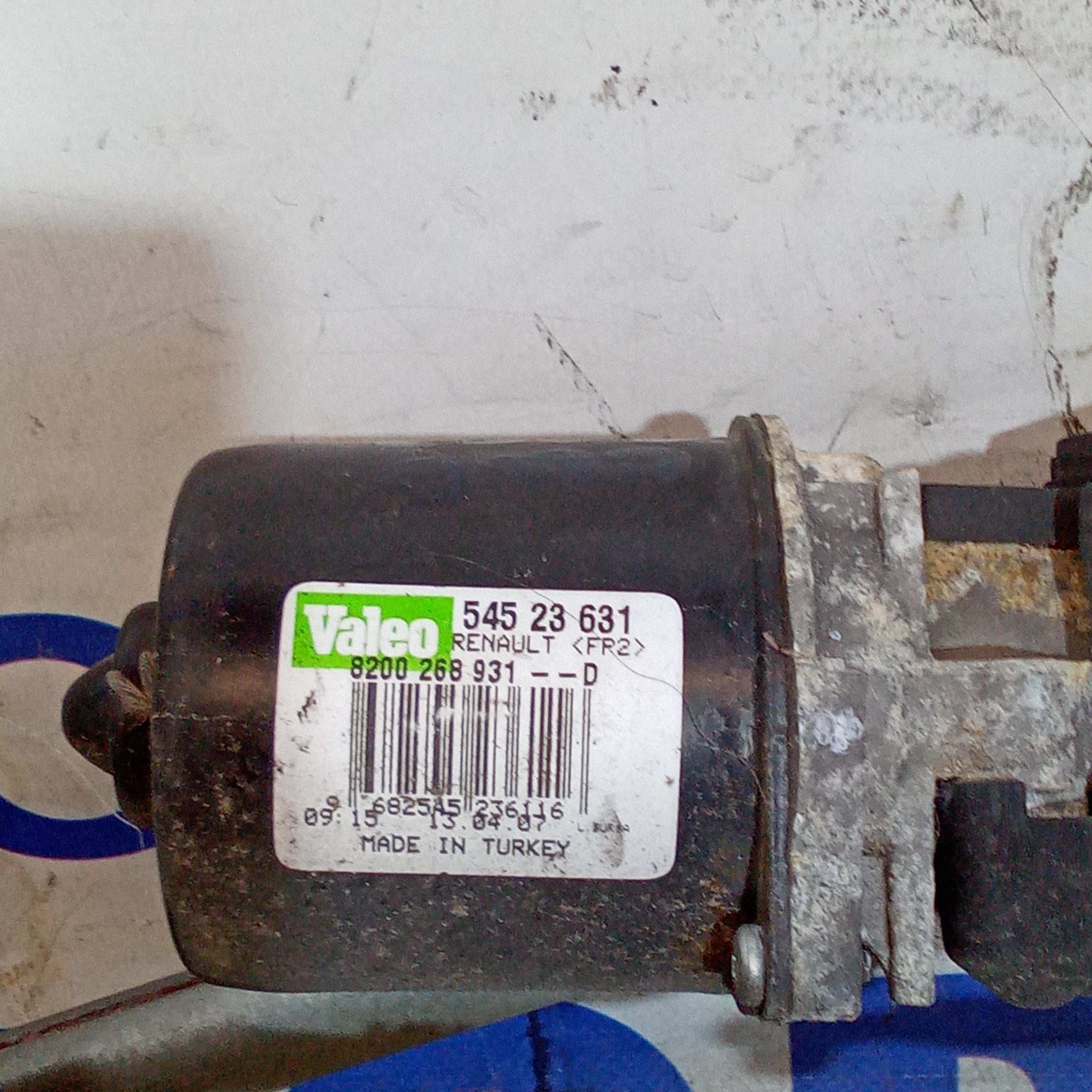 Motorino tergicristalli anteriore renault clio anno 2007