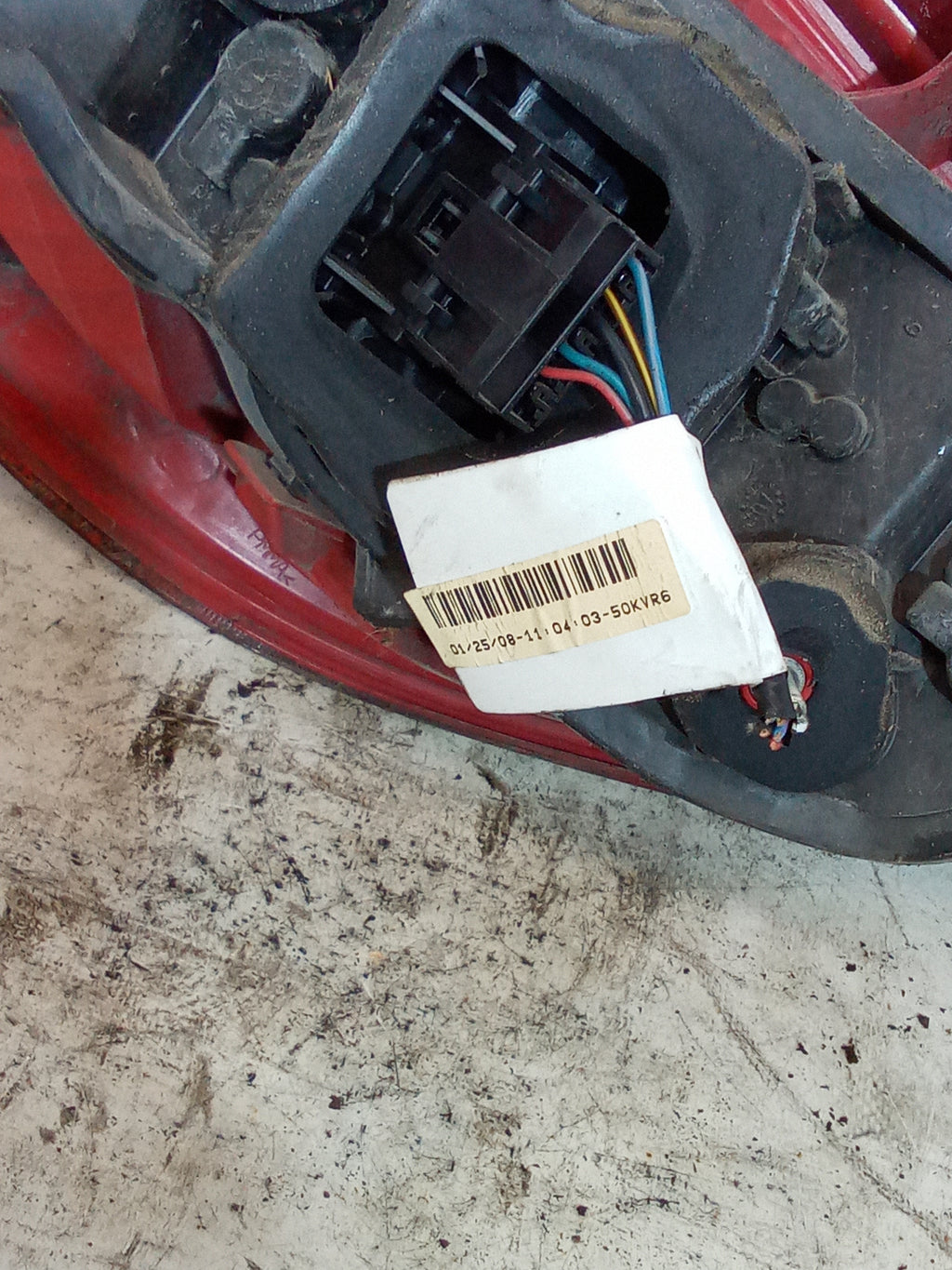 Piloto trasero derecho Opel Corsa 3 puertas año 2007