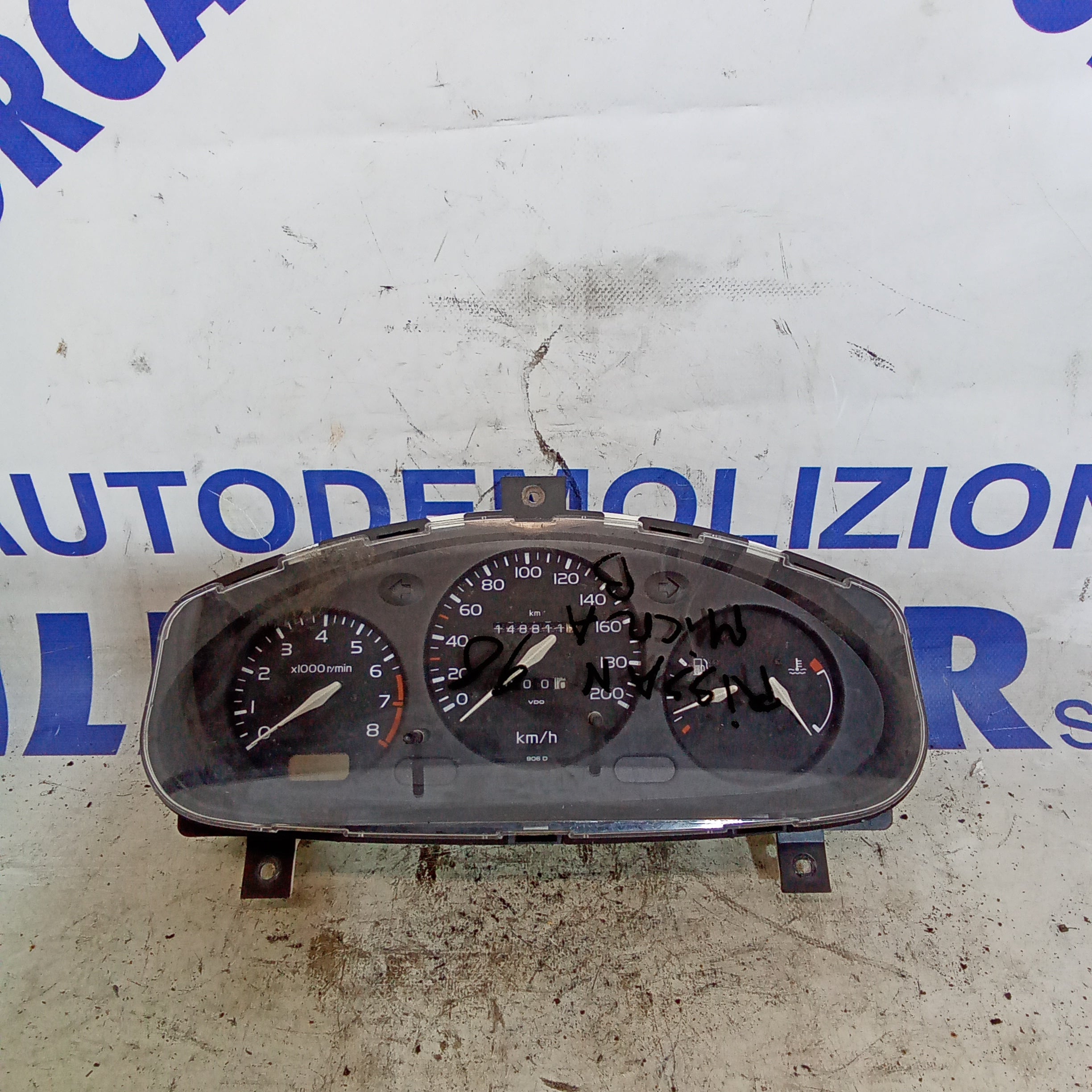 Quadro strumenti/contachilometri nissan micra anno 1998 codice 248105F700
