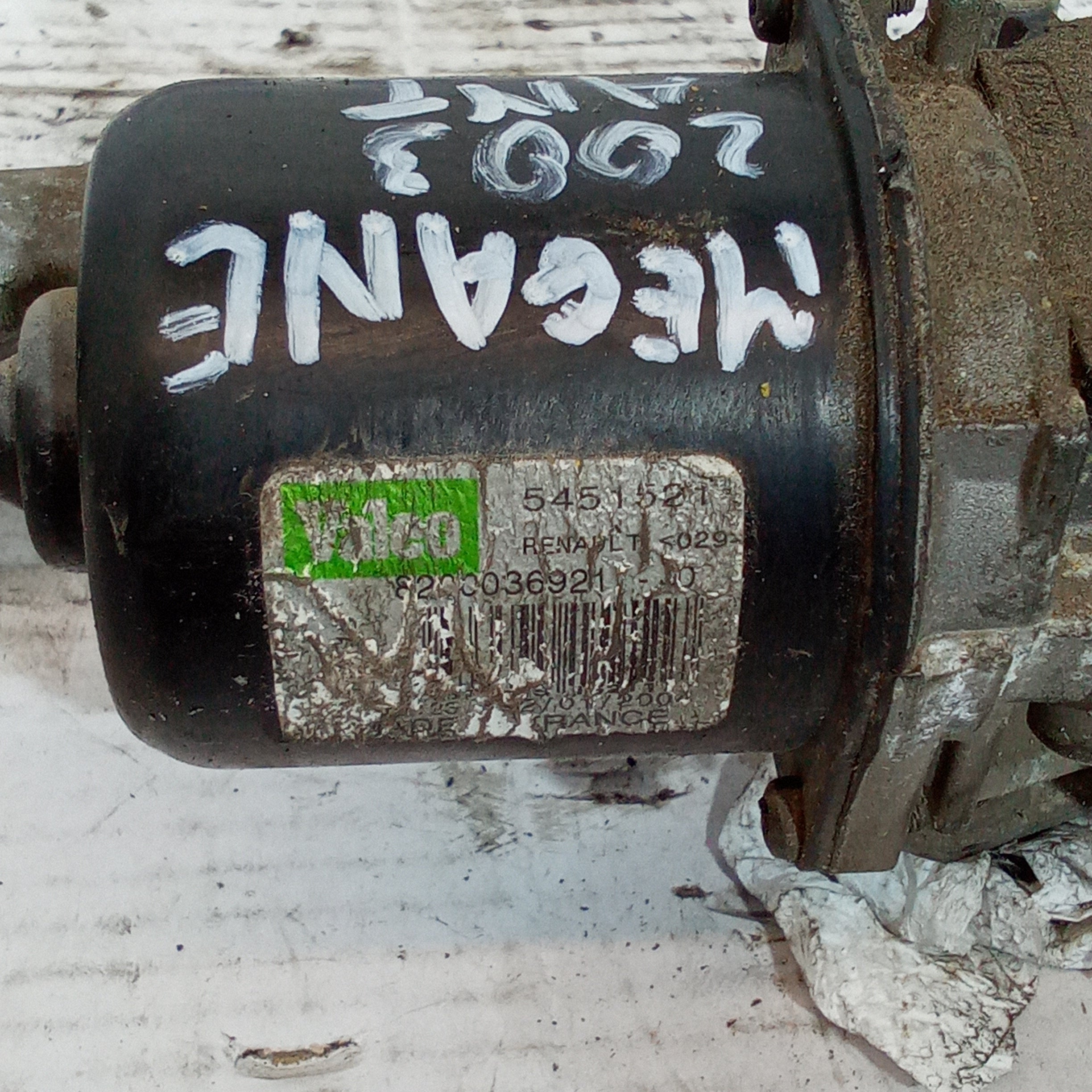 Wiper motor front Renault Megane year 2003