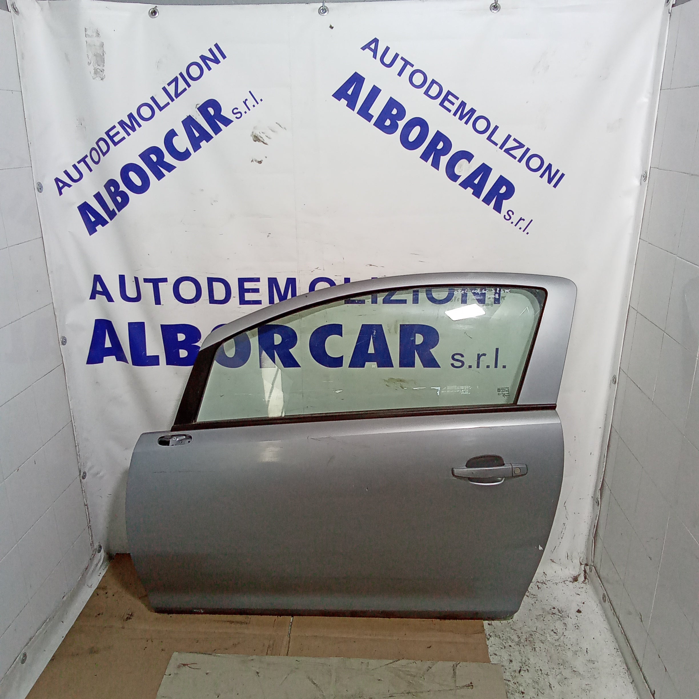 left front door opel corsa 3 door year 2008