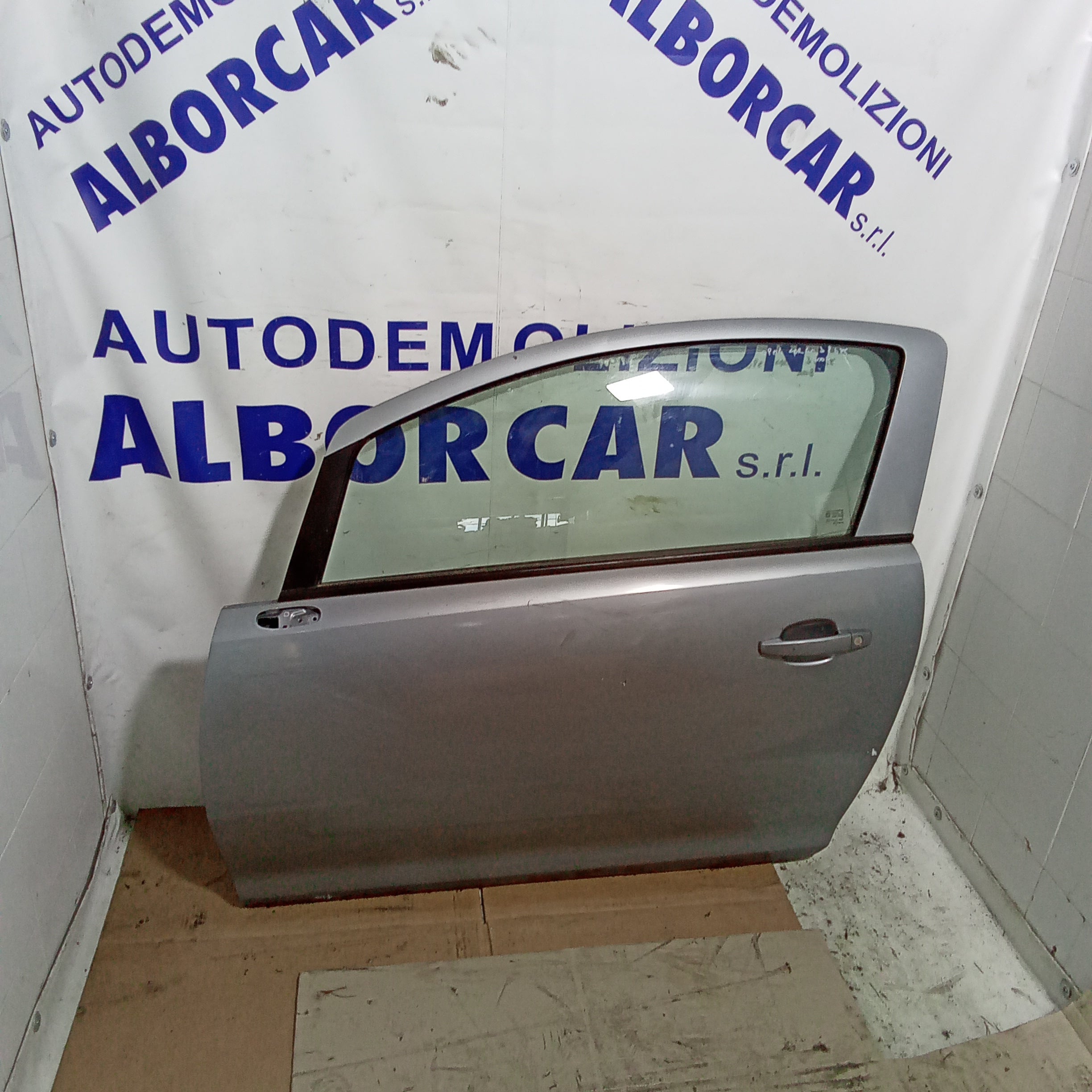 left front door opel corsa 3 door year 2008