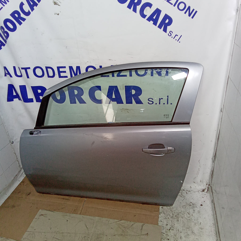 left front door opel corsa 3 door year 2008