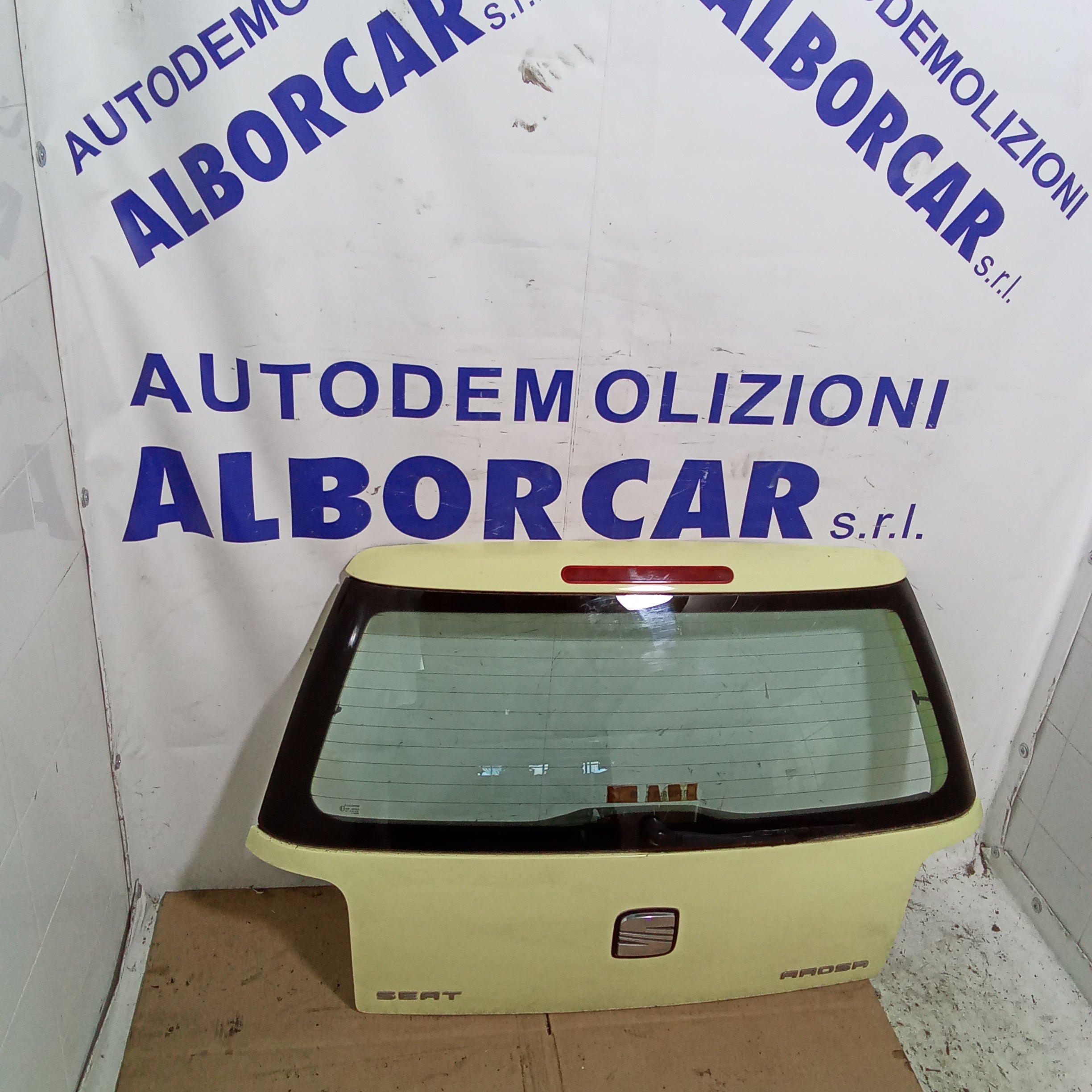 rear trunk lid seat arosa year 2002