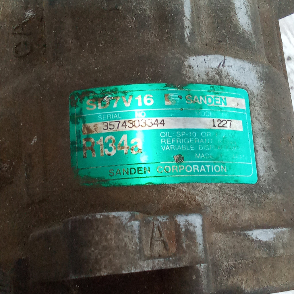 Fiat Scudo 2.0 JTD 1998 air conditioning compressor code 1227