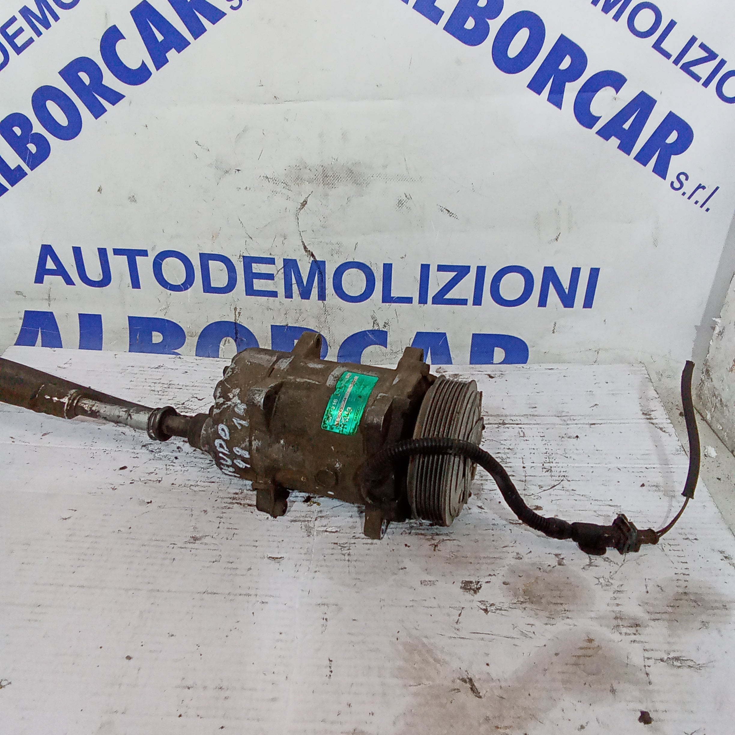 Fiat Scudo 2.0 JTD 1998 air conditioning compressor code 1227