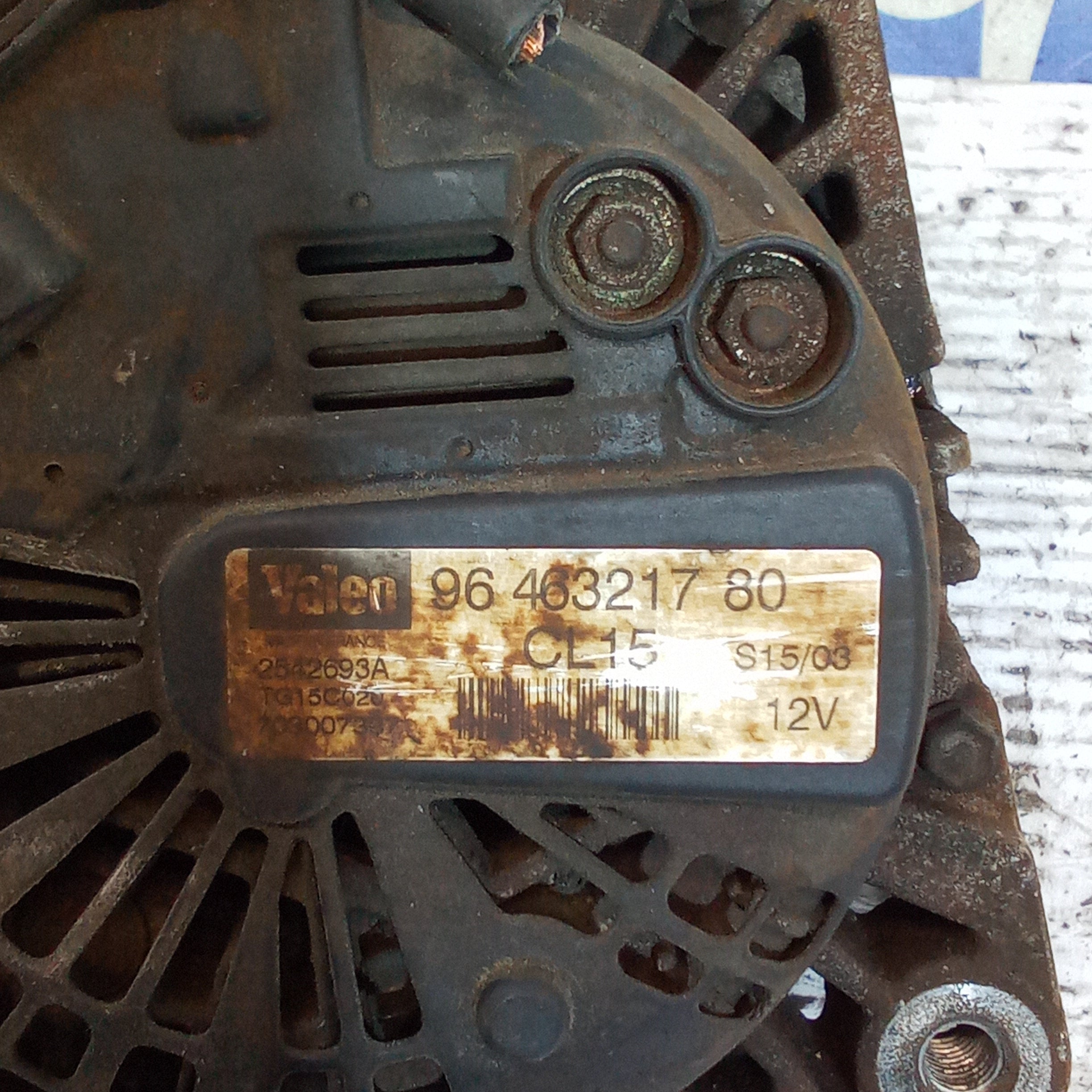 alternator Fiat Scudo 2.0 jtd year 1998