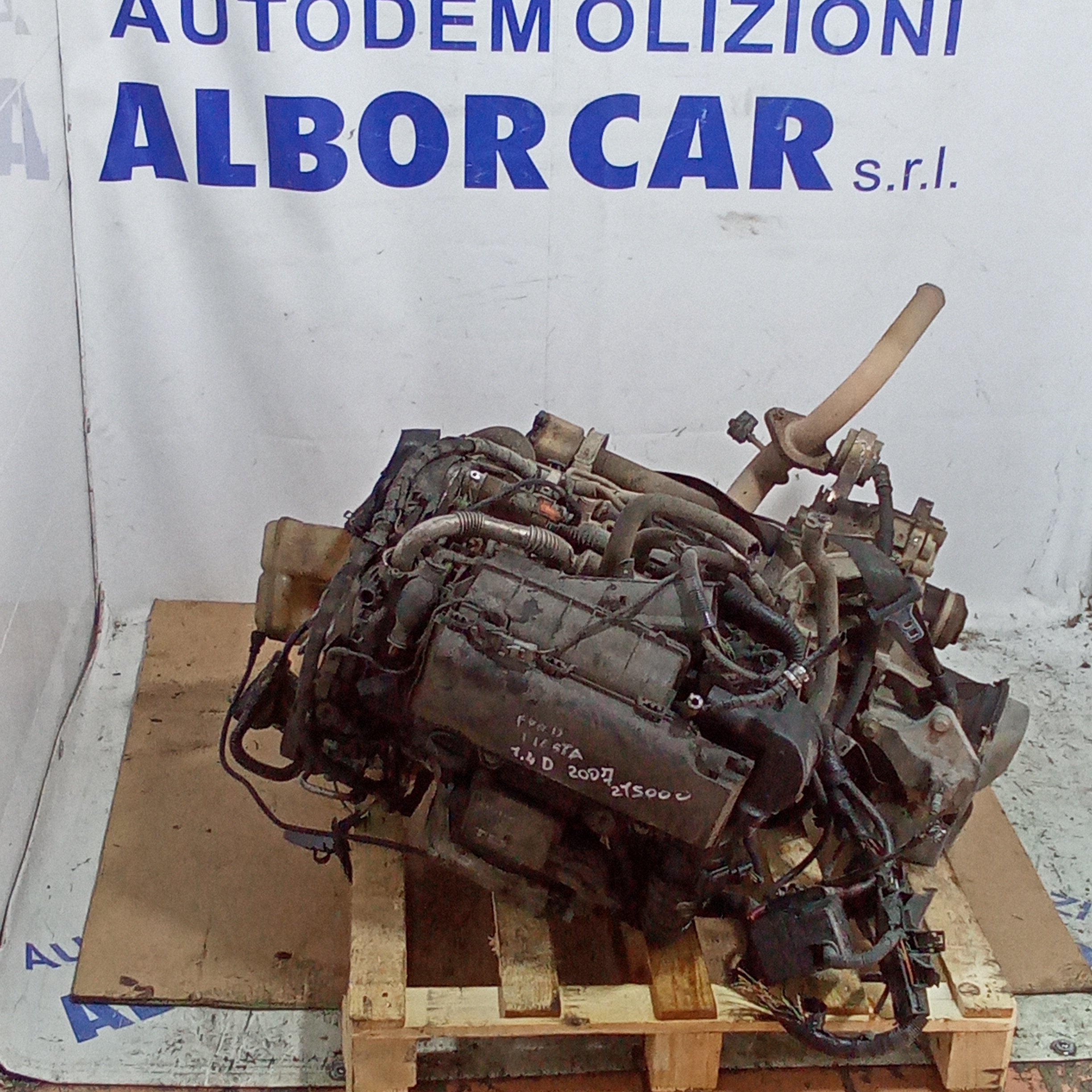 Ford Fiesta 1.4 TDCI engine (complete) year 2007 mileage 215,000 engine code F6JA