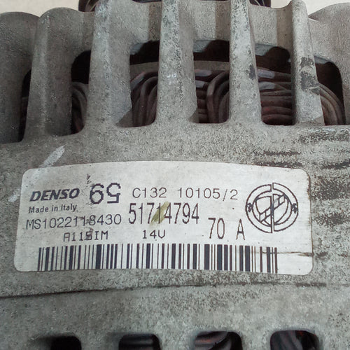 alternator Lancia Musa 1.4 petrol year 2008