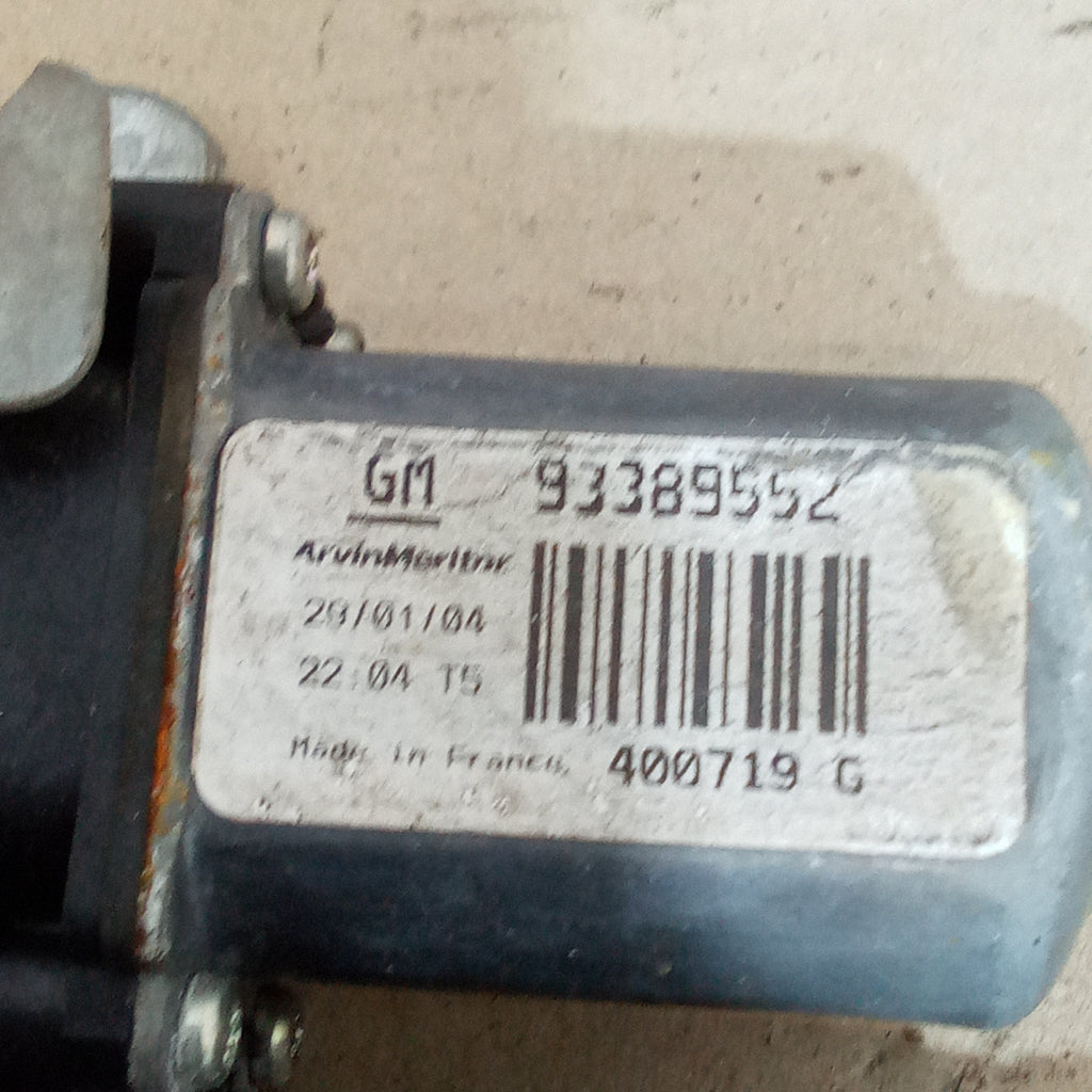 Front right power window motor Opel Meriva year 2005