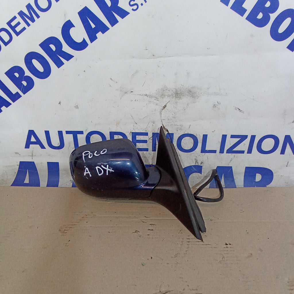right rearview mirror Volkswagen Polo year 2002