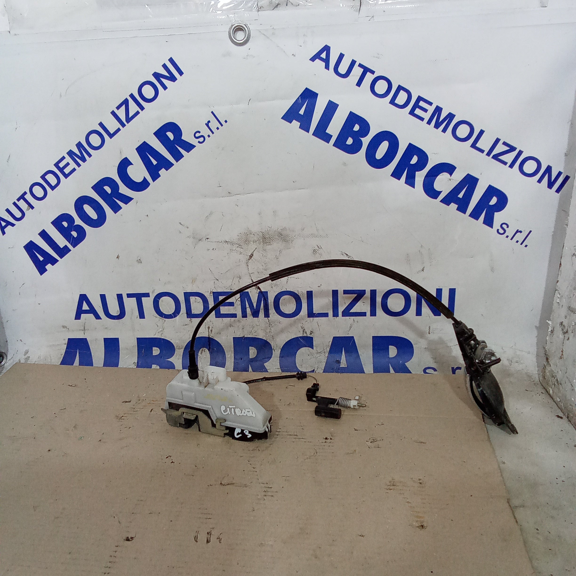 Complete front right lock Citroen C3 year 2006