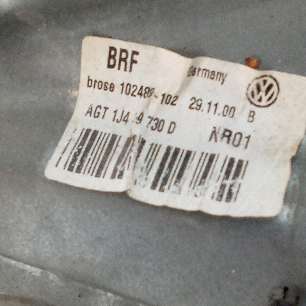 Right rear window regulator motor Volkswagen Golf 4