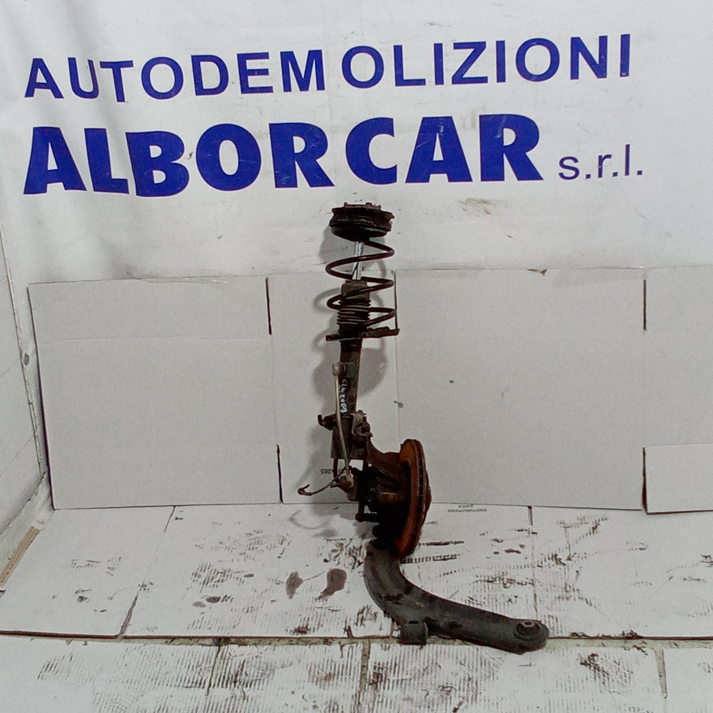 Fusello completo anteriore destro renault clio 1.2 benzina anno 2007