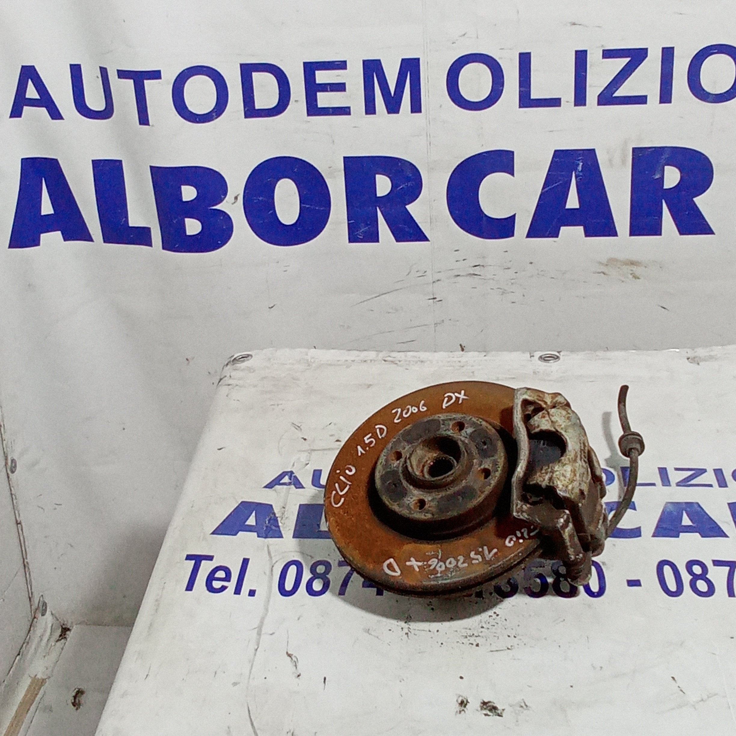 Complete front right hub assembly Renault Clio 1.5CDTI year 2006