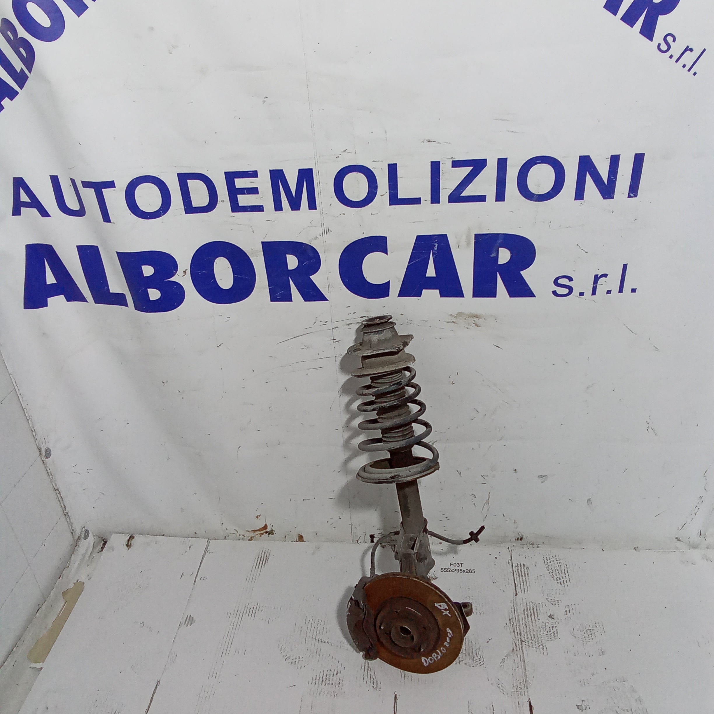 Fusello completo anteriore destro fiat Doblò 1.9mjt anno 2009
