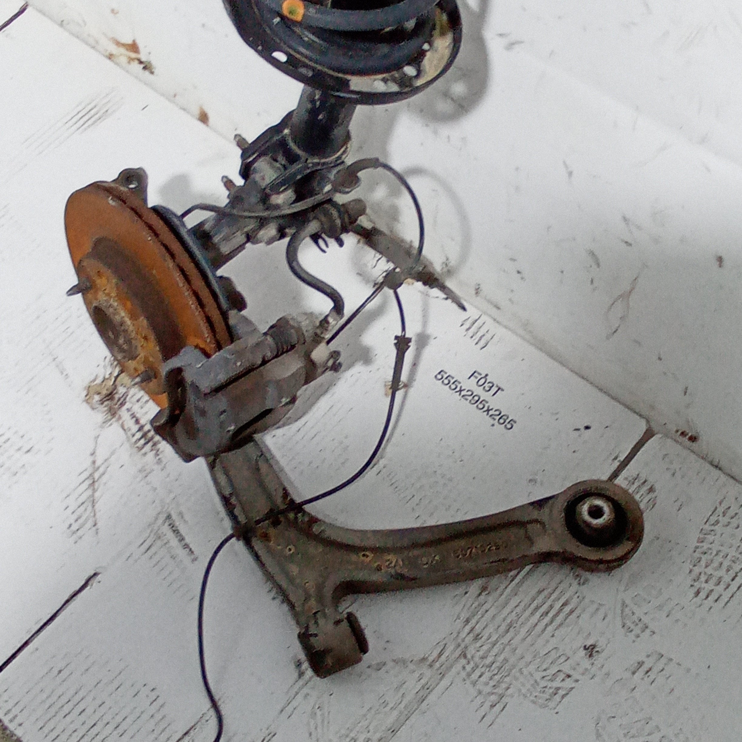 Fusello anteriore destro completo fiat 500 1.2 benzina anno 2007