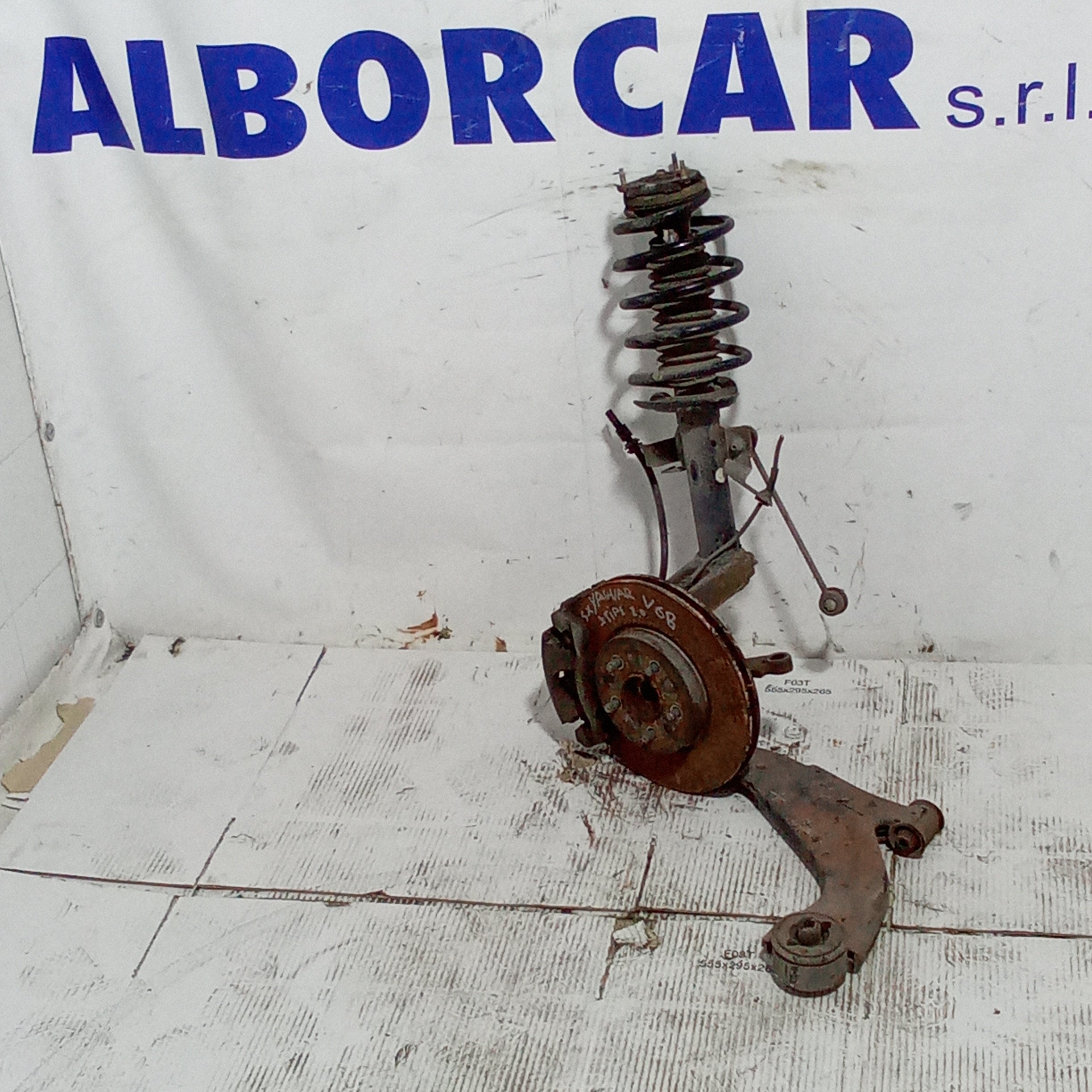 Fusello completo anteriore sinistro jaguar xtipe 2.0V6 benzina anno 2003