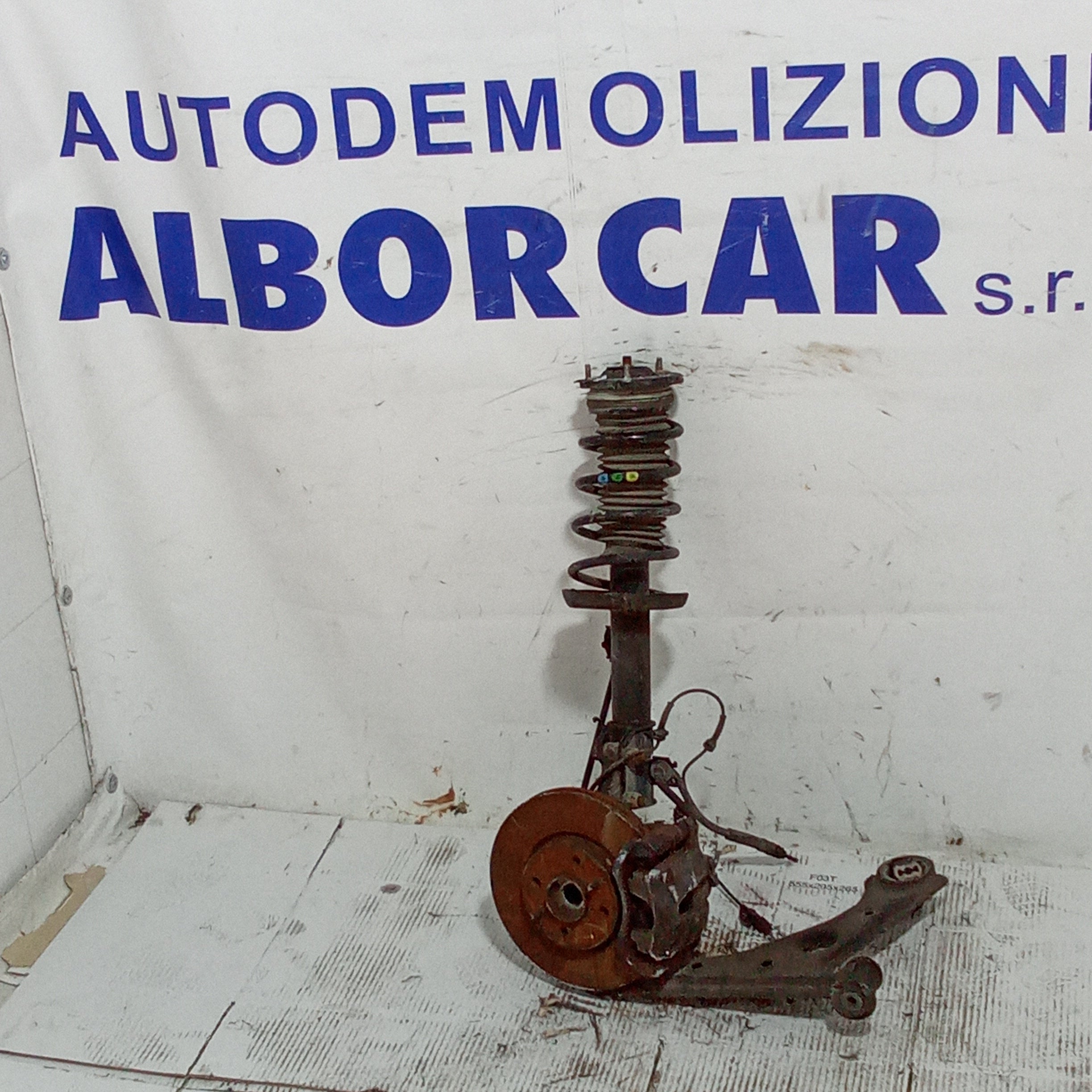 Fusello completo anteriore destro fiat fiorino 1.3mjt anno 2007
