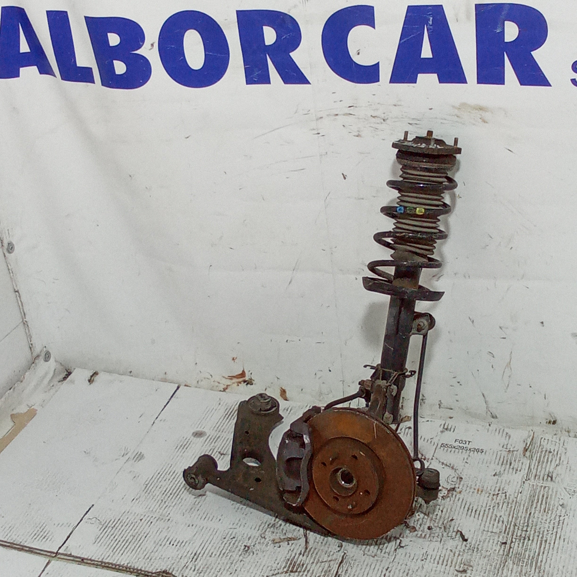 Fusello completo anteriore sinistro fiat fiorino 1.3mjt anno 2007