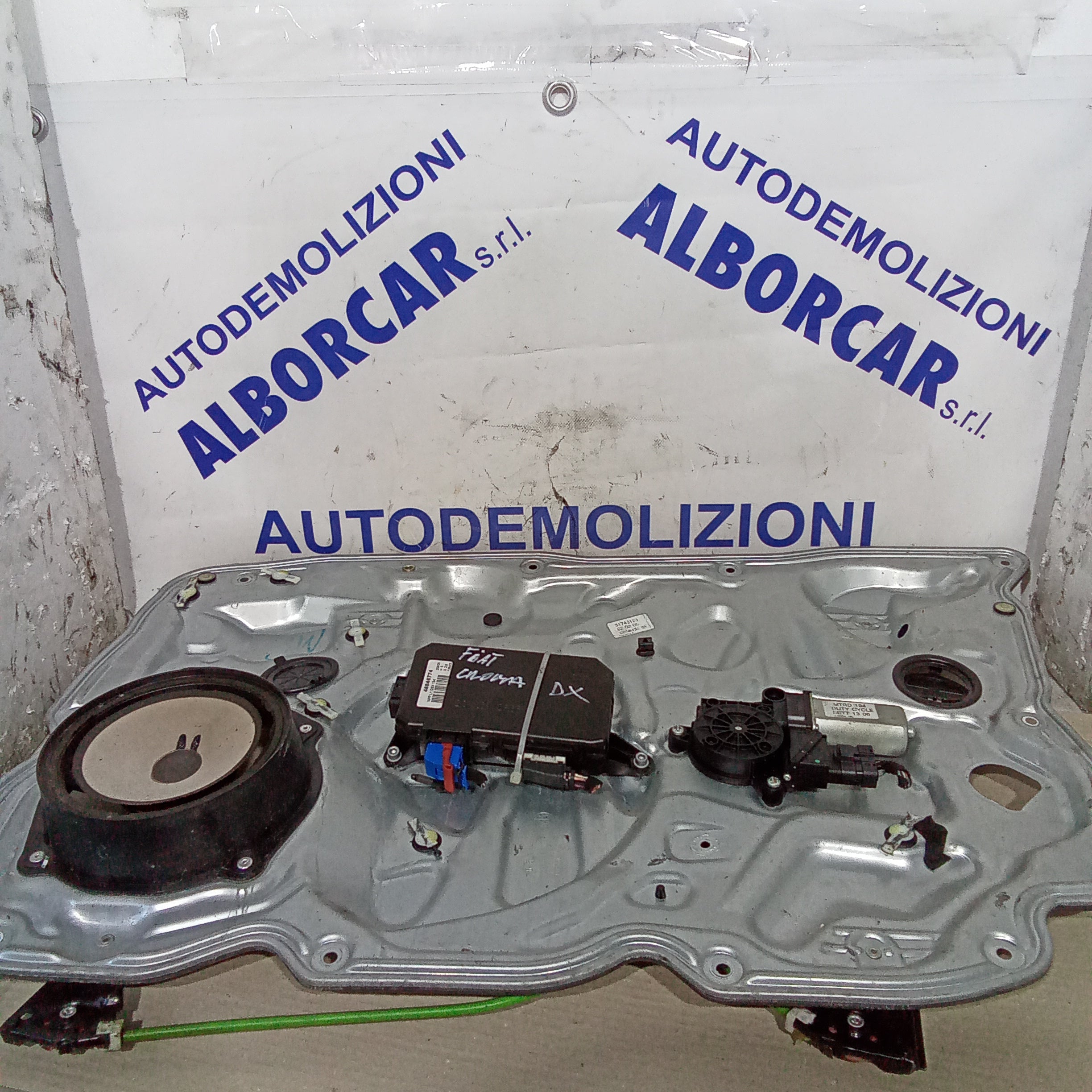 motorino alzavetri anteriore destro (completo) fiat croma anno 2006 codice MTRD194