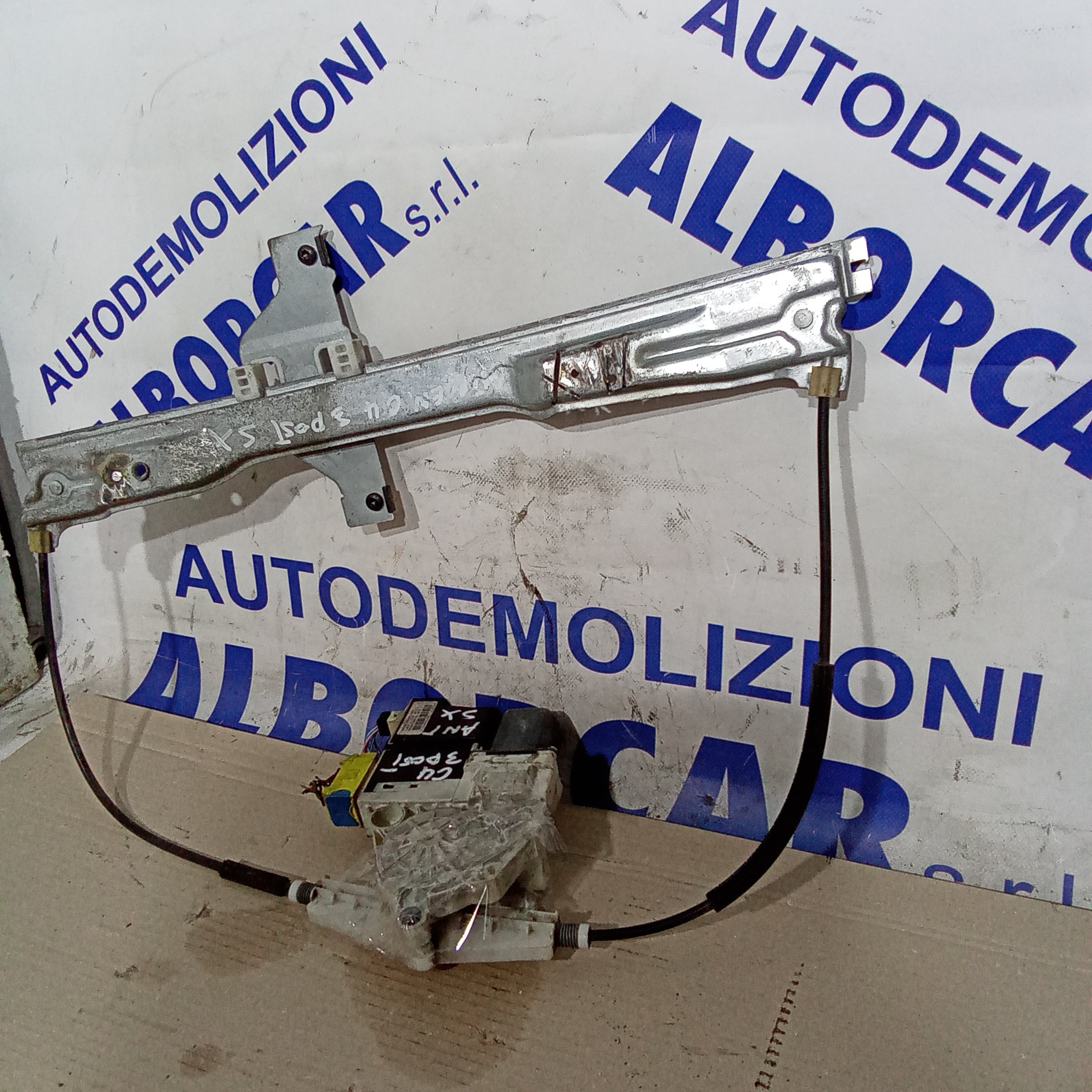 motorino alzavetri anteriore sinistro completo citroen C4 3 porte anno 2006