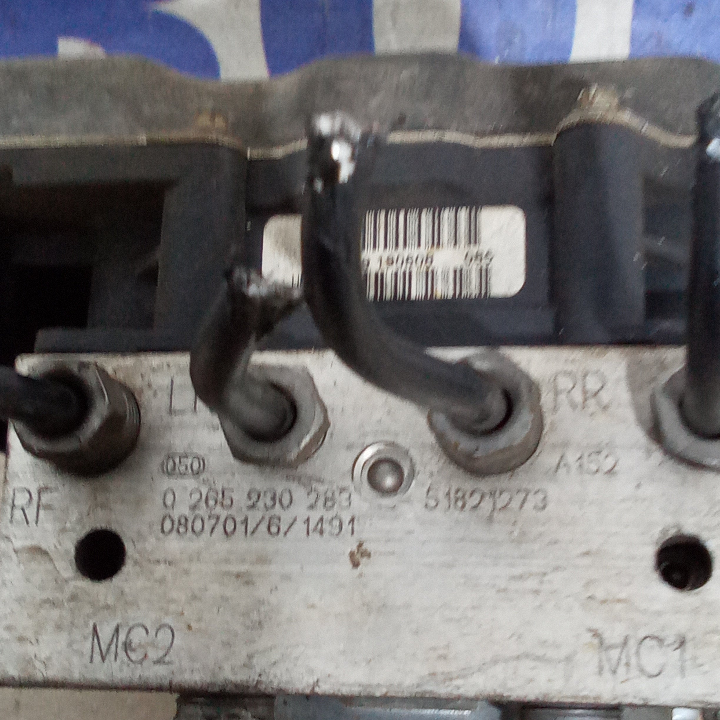 ABS pump control unit Fiat 500 1.3 mjt year 2007/2016 code 0265230283