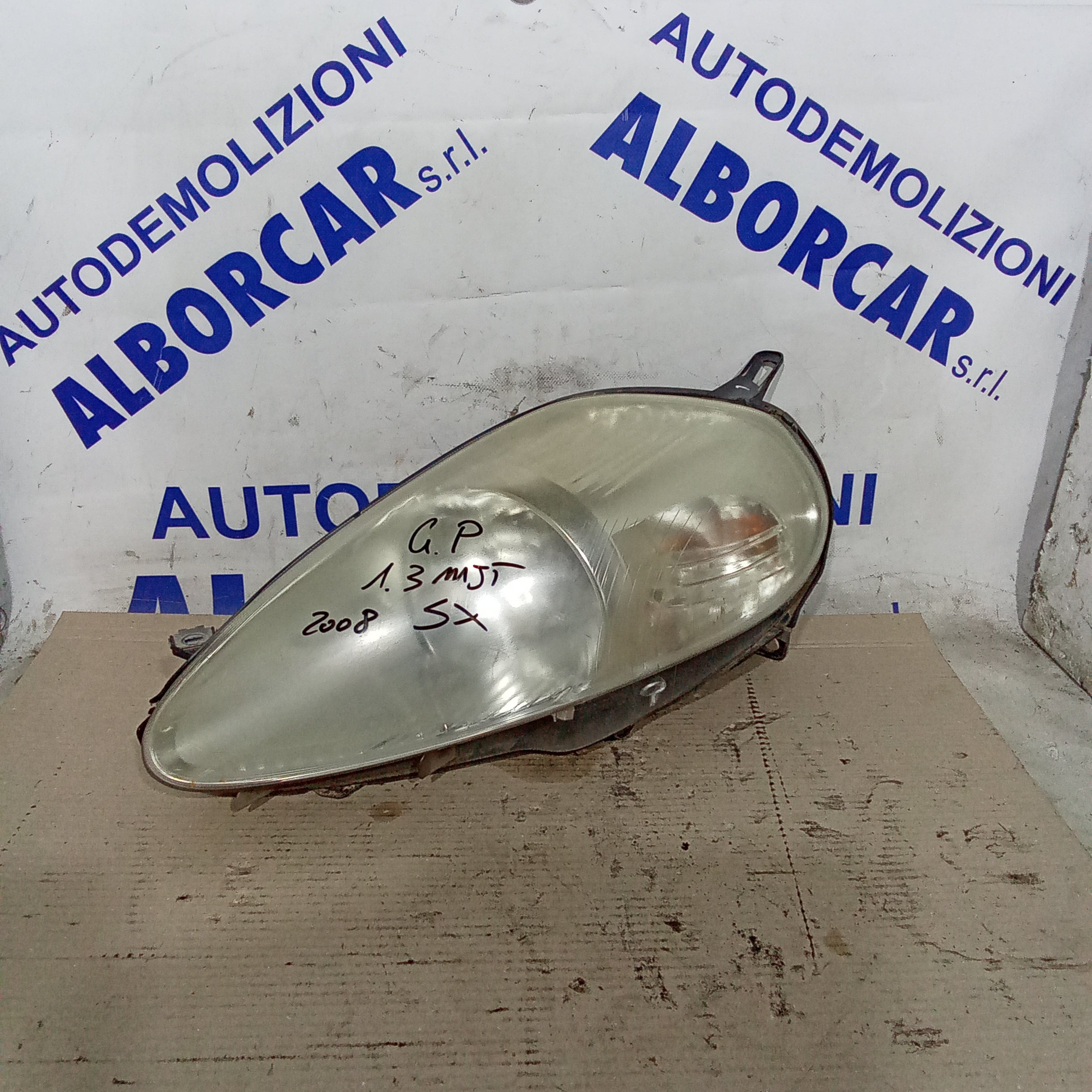 fanale faro anteriore sinistro fiat grande punto anno 2008