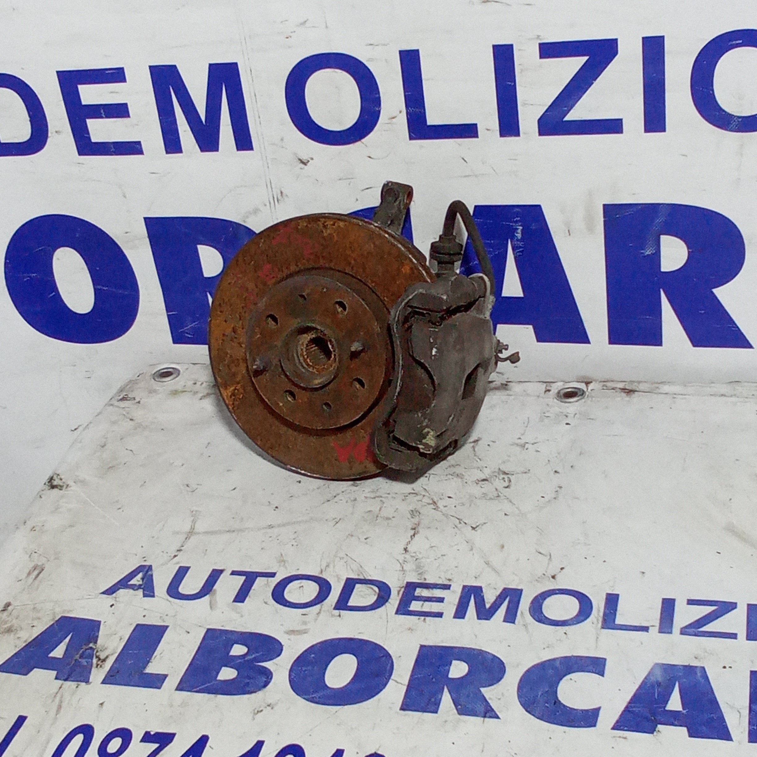 Fusello anteriore destro completo fiat panda 4x4 1.3 mjt anno 2007