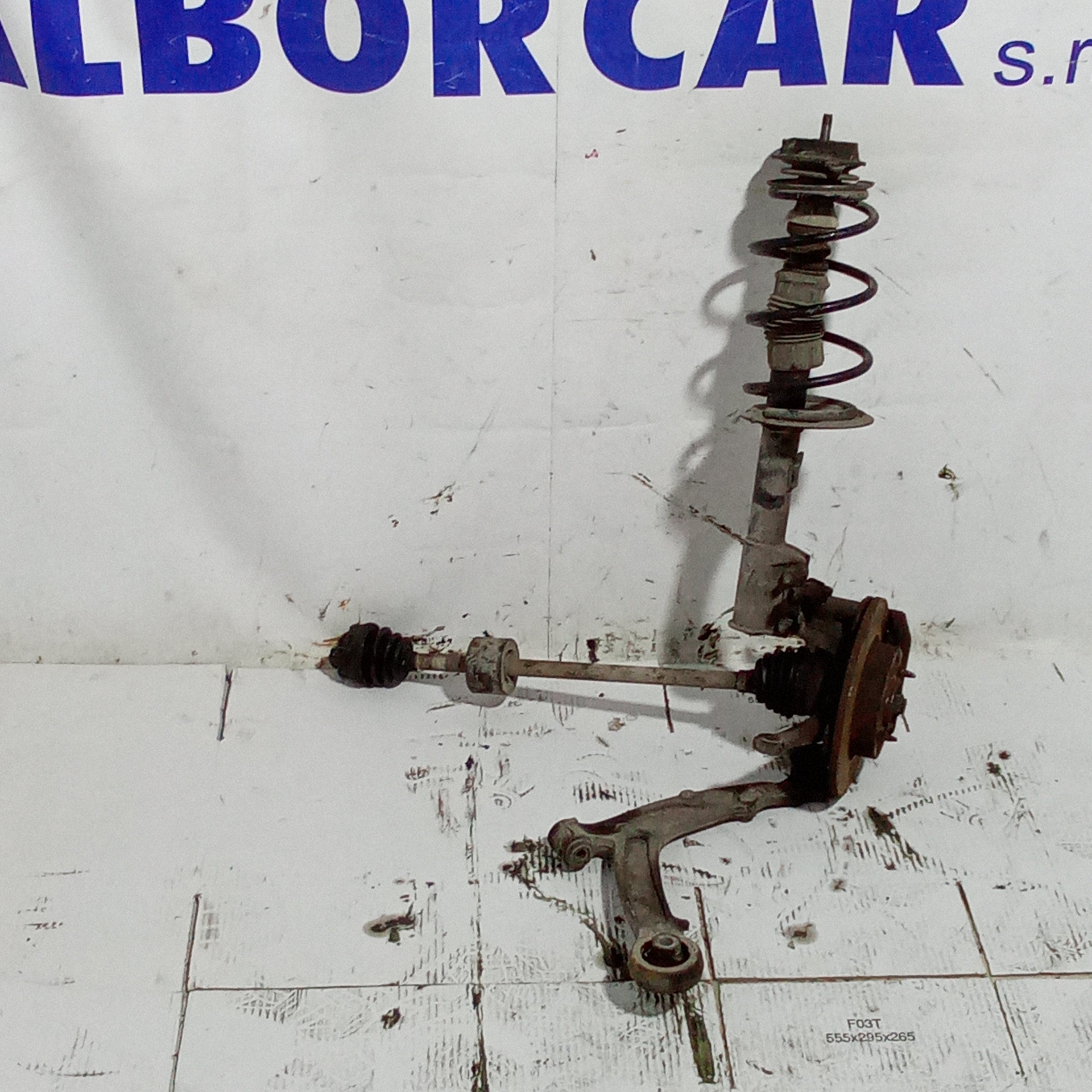 Fusello completo anteriore destro fiat panda 1.2 benzina anno 2012
