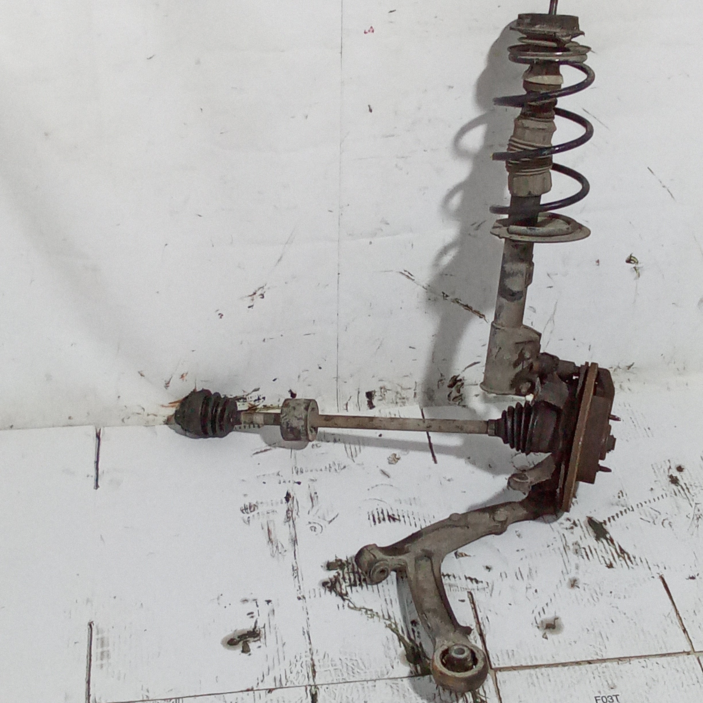 Fusello completo anteriore destro fiat panda 1.2 benzina anno 2012