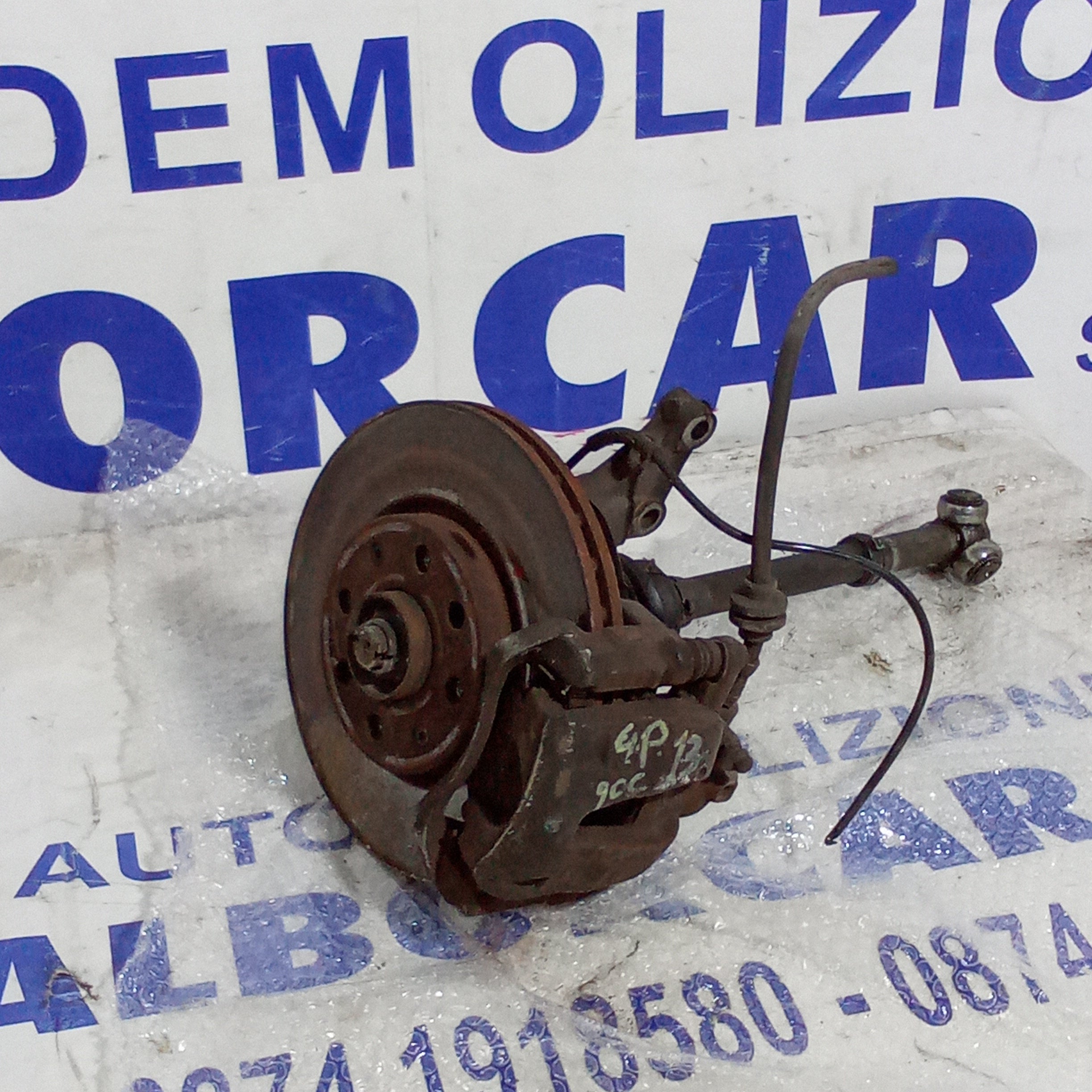 Fusello anteriore destro completo fiat grande punto 1.3 mjt 90cv anno 2006